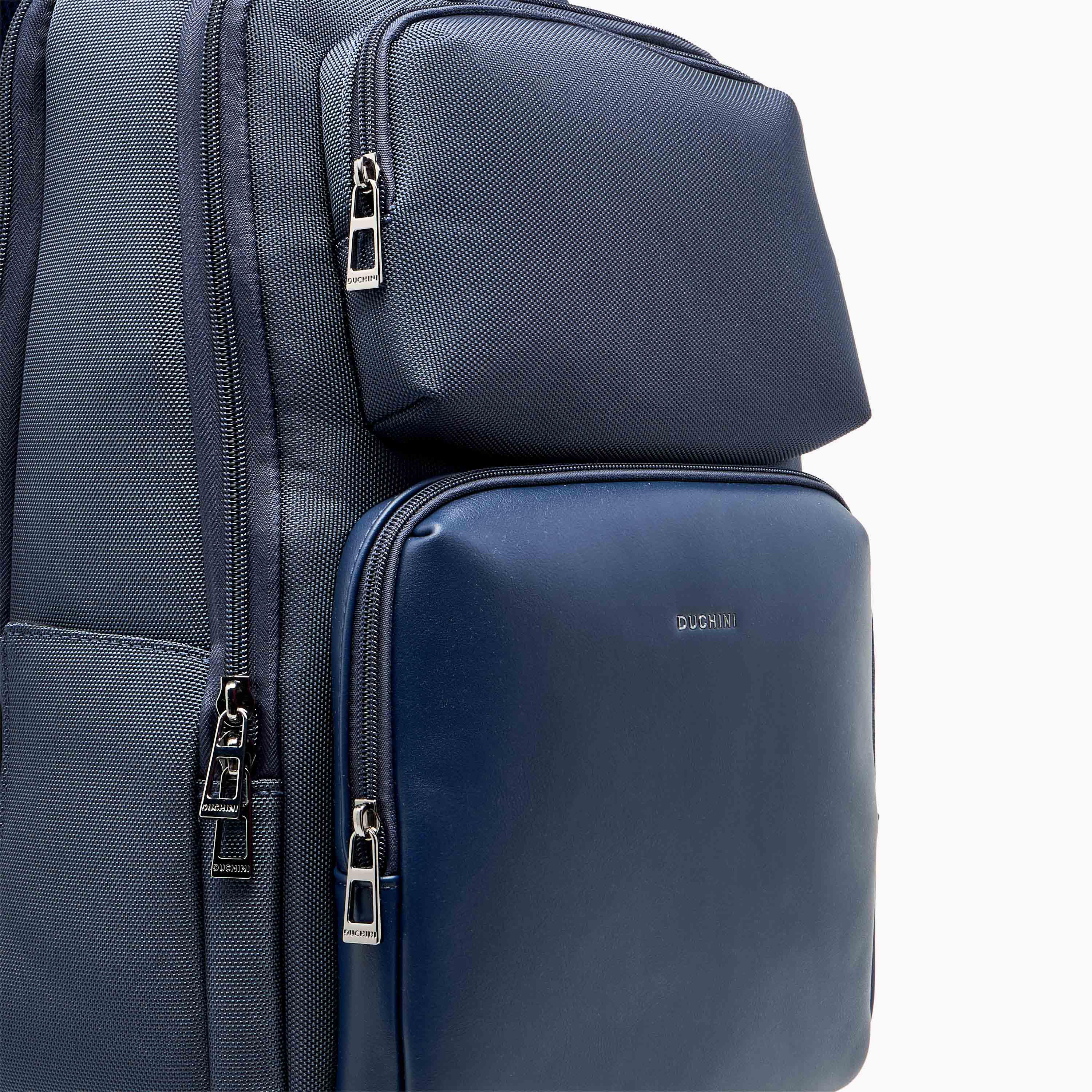 Duchini Men Textured Backpack-men-bags-image-5