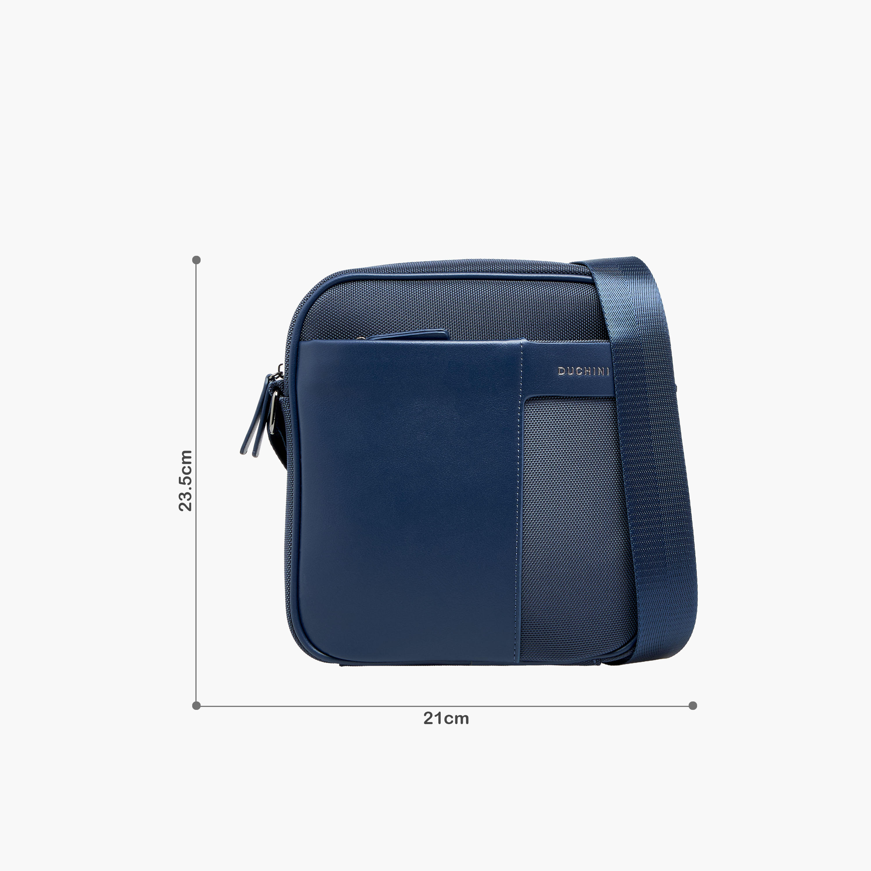 Duchini Men Textured Crossbody Bag-men-bags-image-2