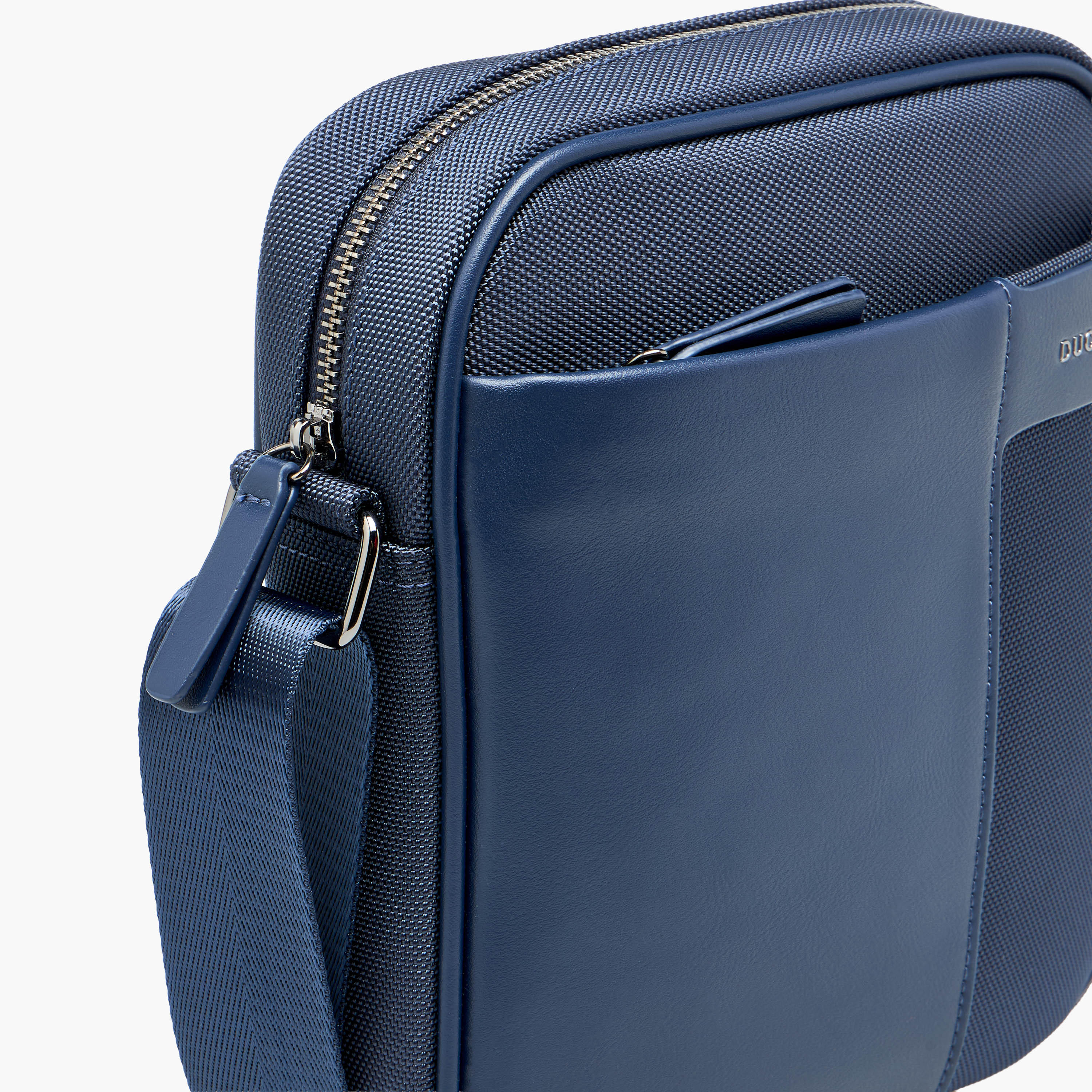 Duchini Men Textured Crossbody Bag-men-bags-image-5