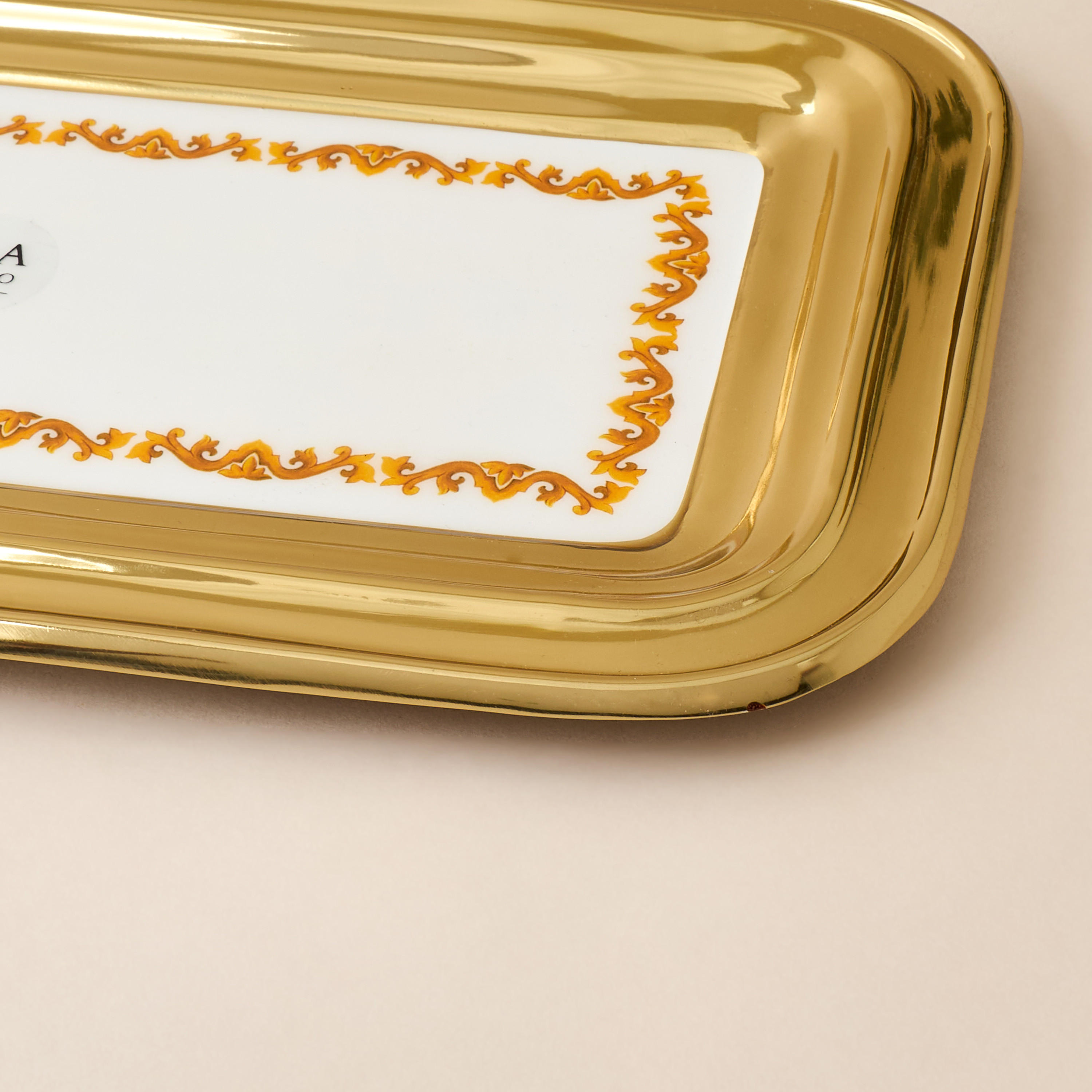 Gia Como Printed Decorative Tray - 37x19 cms-household-decor-boxesandtrays-image-4