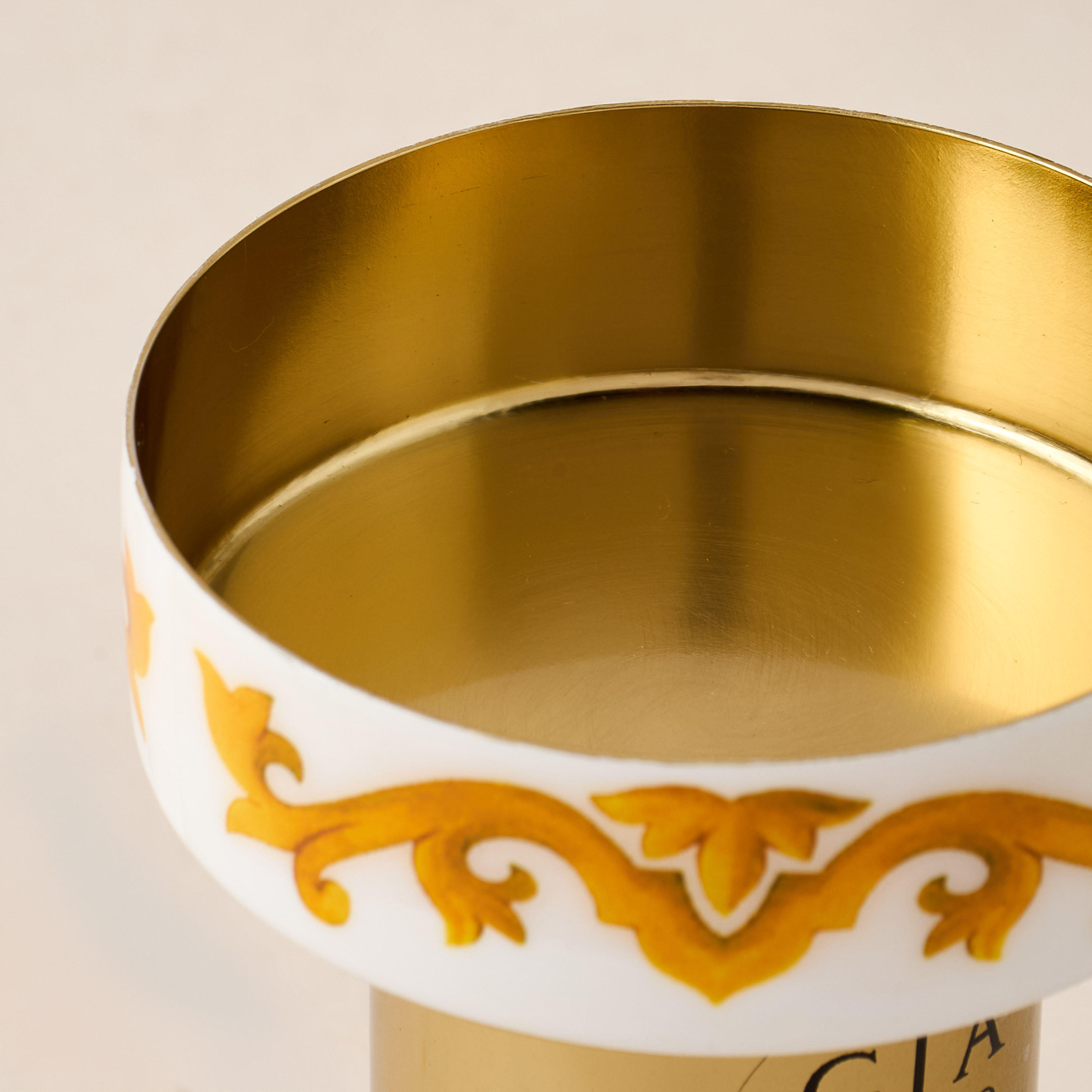 Gia Como Metallic Pillar Candleholder - 9 cms-household-decor-candleholdersandlanterns-image-3