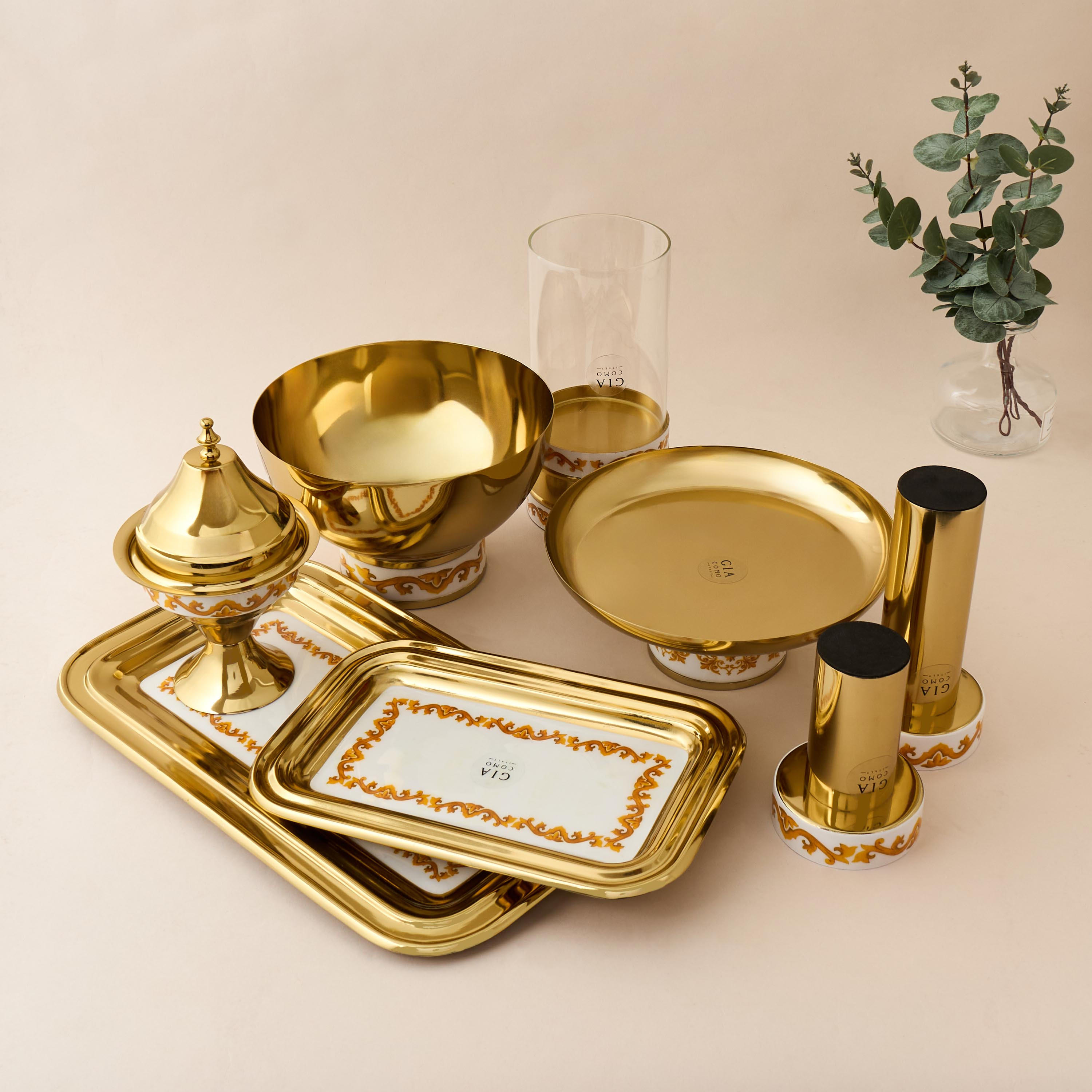 Gia Como Metallic Cake Stand - 23x12 cms-household-dining-serveware-cakestands-image-5