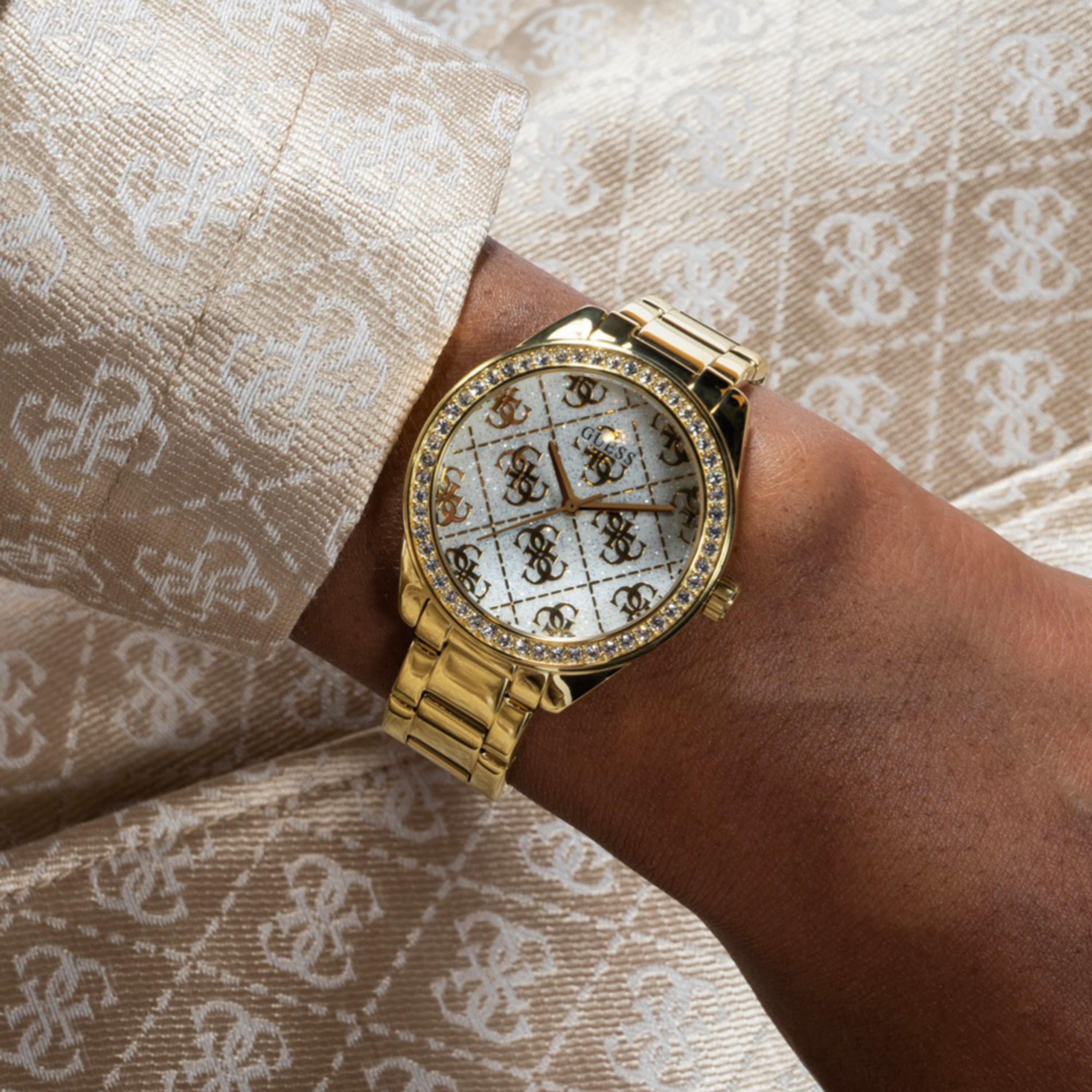 Guess Gold-Tone Crystal Embellished Ladies Watch-women-watchesandjewellery-watches-image-4