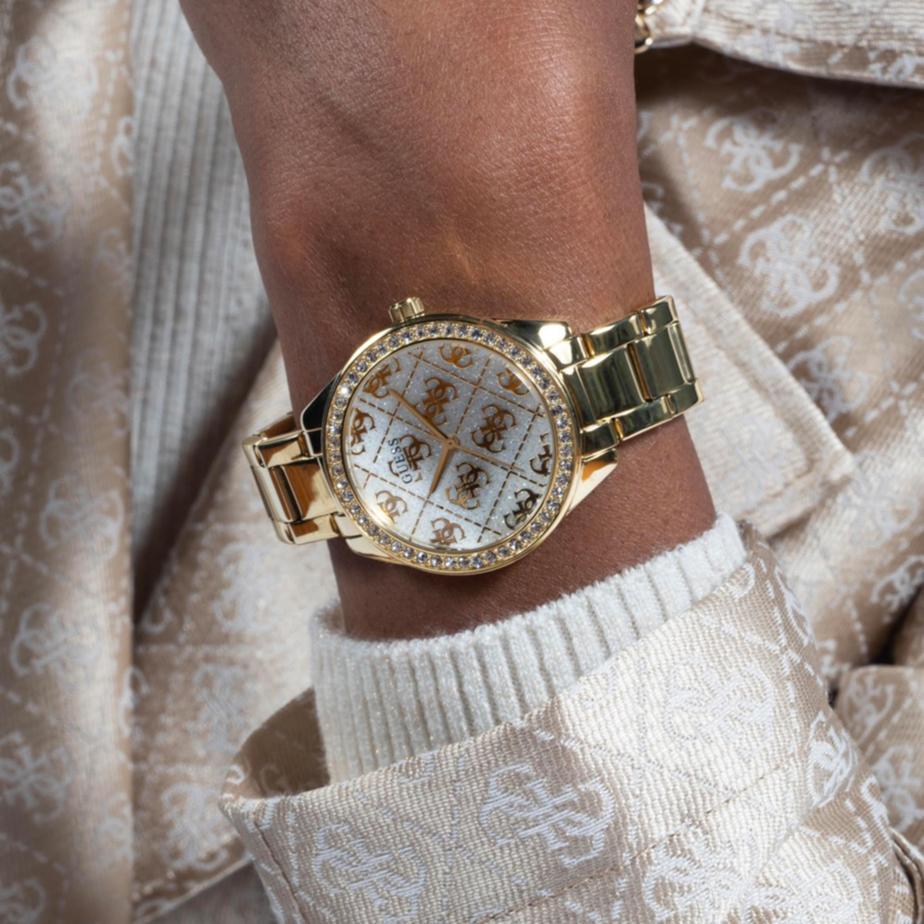 Guess Gold-Tone Crystal Embellished Ladies Watch-women-watchesandjewellery-watches-image-5