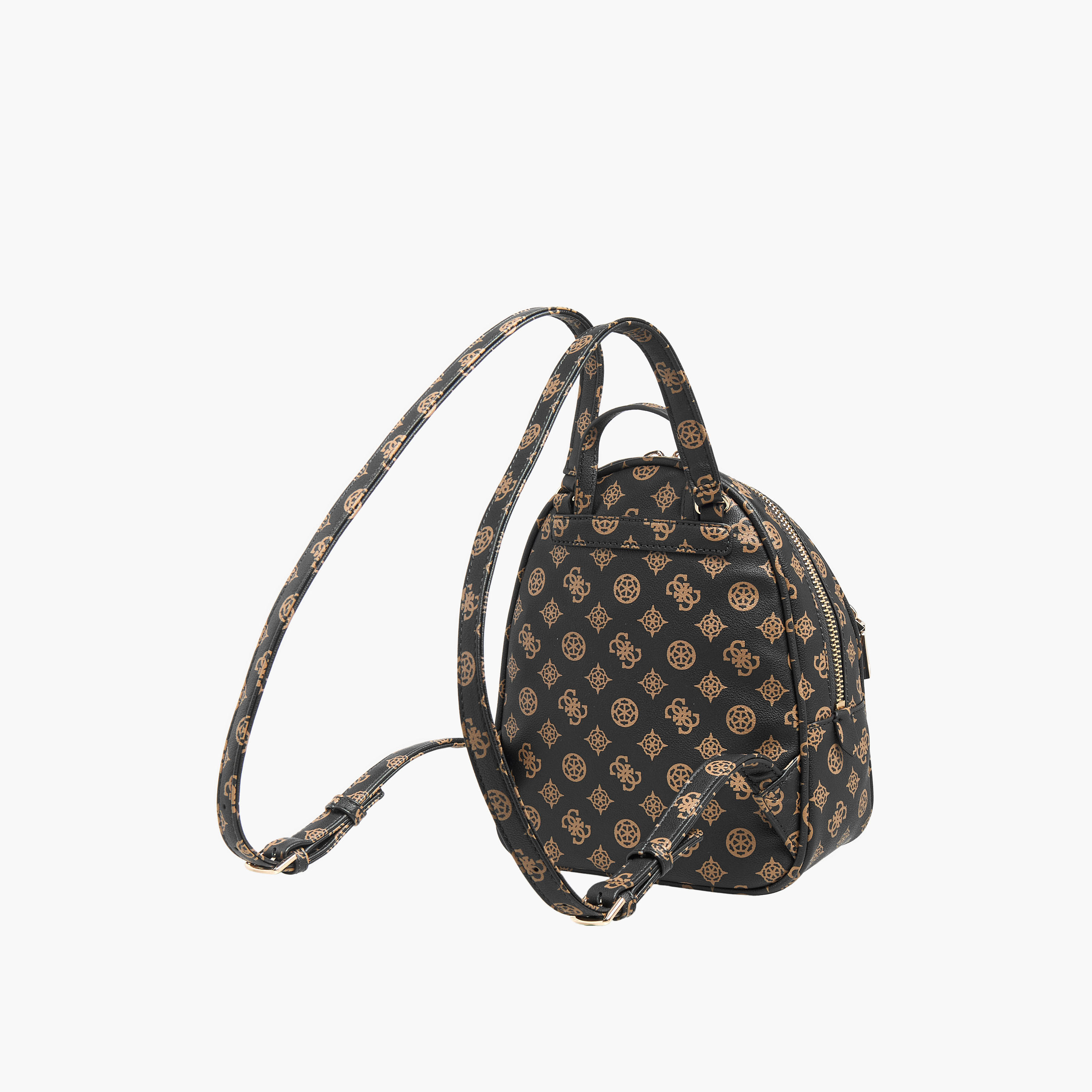 شنطة ظهر بطبعات مونوجرام وبسحاب إغلاق مانهاتن من جيس-women-bagsandwallets-backpacks-image-4
