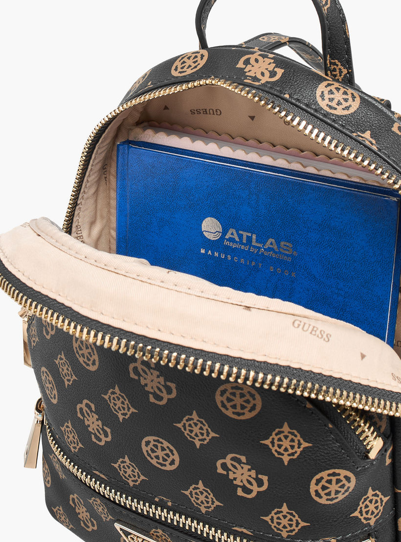 شنطة ظهر بطبعات مونوجرام وبسحاب إغلاق مانهاتن من جيس-women-bagsandwallets-backpacks-image-7