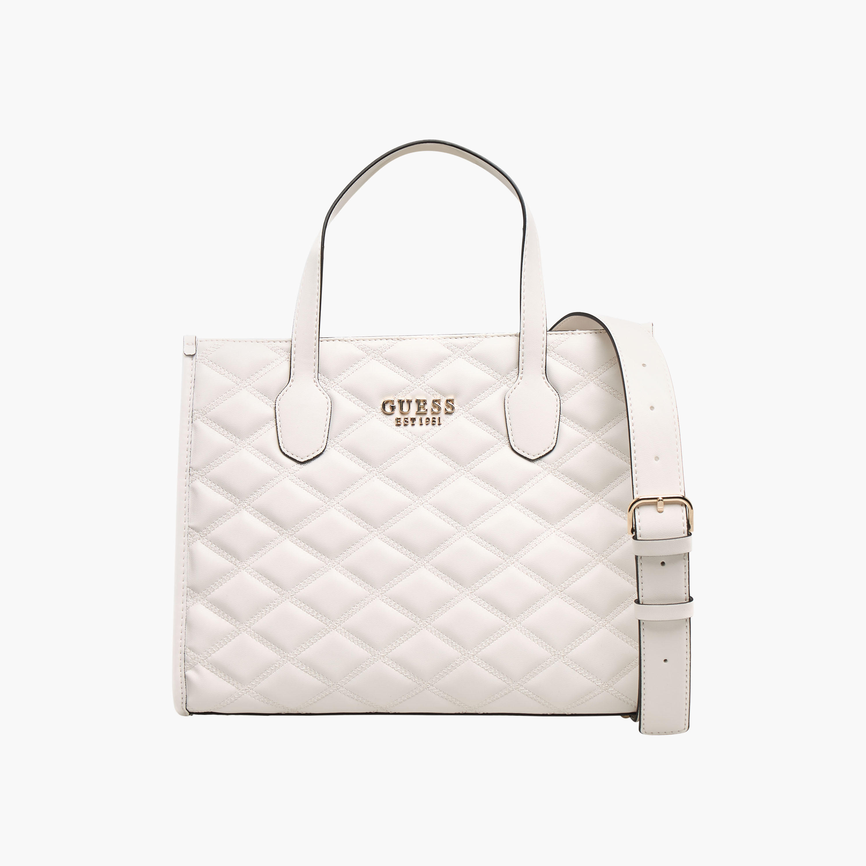 Guess Tamsin Quilted Tote Bag with Double Handle-women-bagsandwallets-handbags-image-1