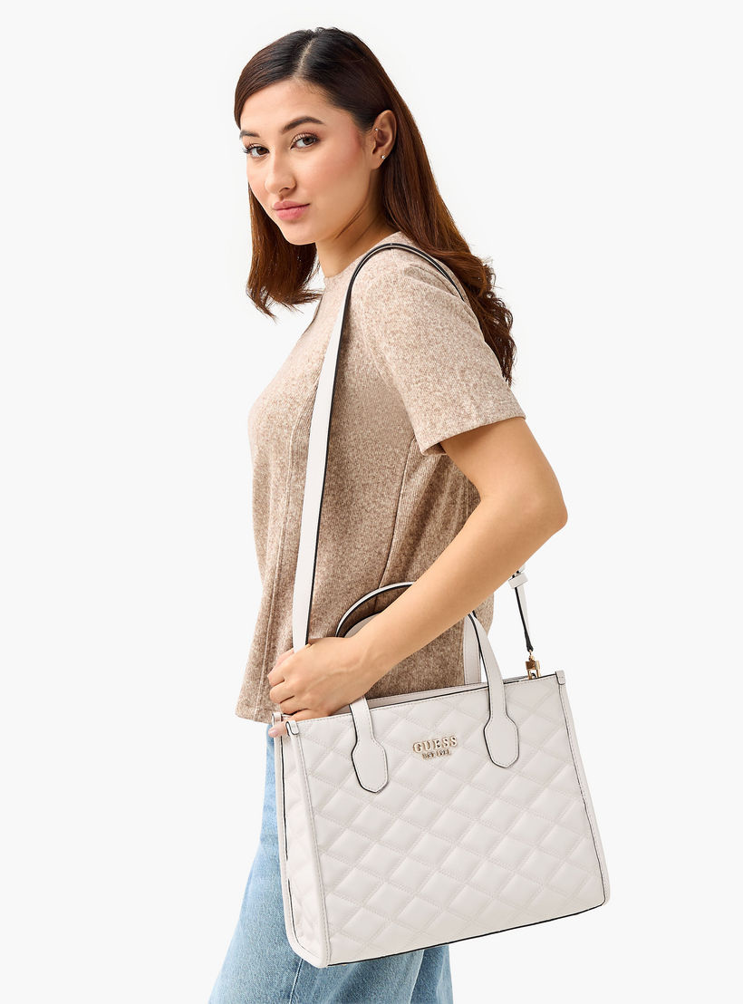 Guess Tamsin Quilted Tote Bag with Double Handle-women-bagsandwallets-handbags-image-2