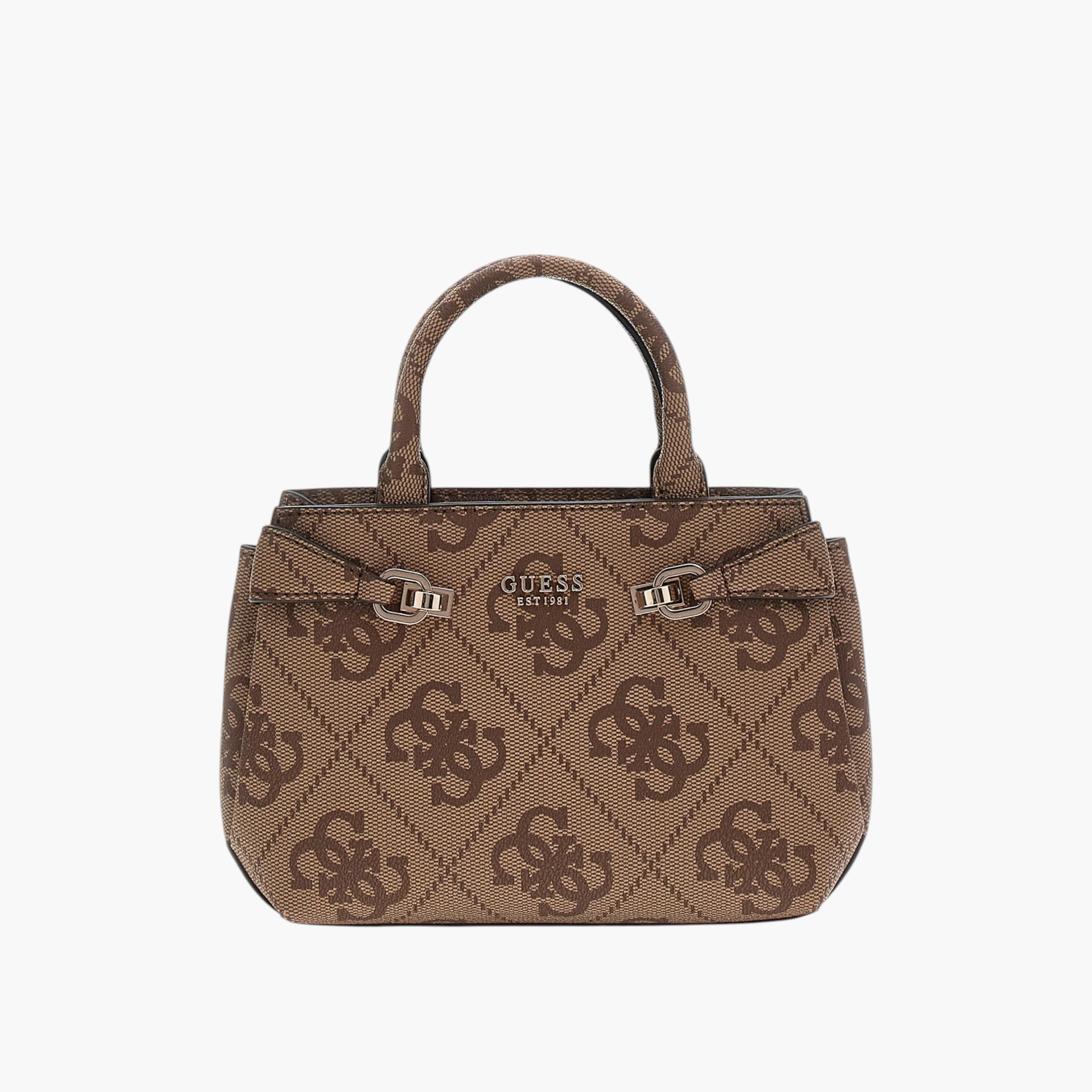 Guess LORELEI MINI Monogrammed Mini Satchel Handbag-women-bagsandwallets-handbags-image-1