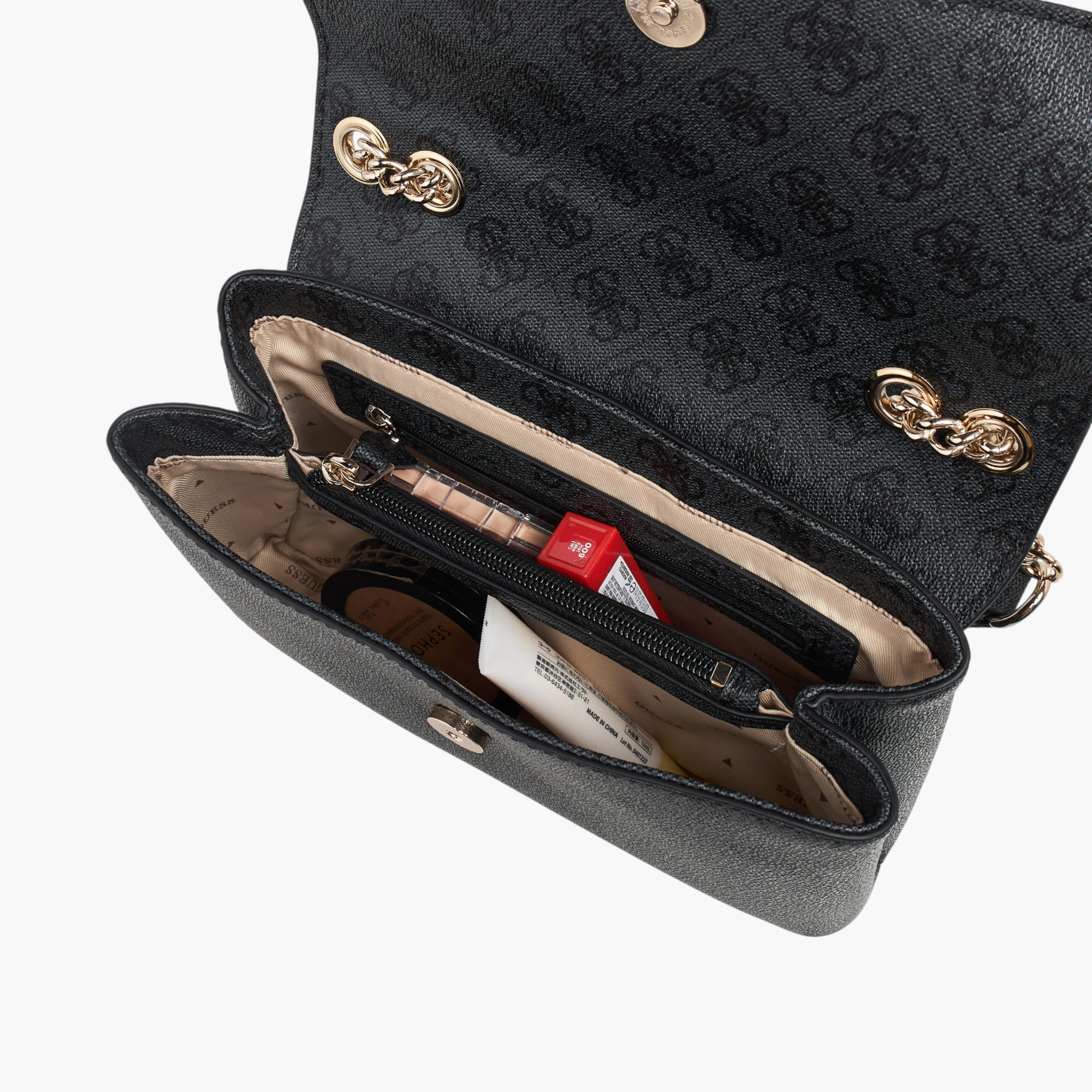 Guess Eco Erica Monogram Print Crossbody Bag with Chain Strap-women-bagsandwallets-handbags-image-7