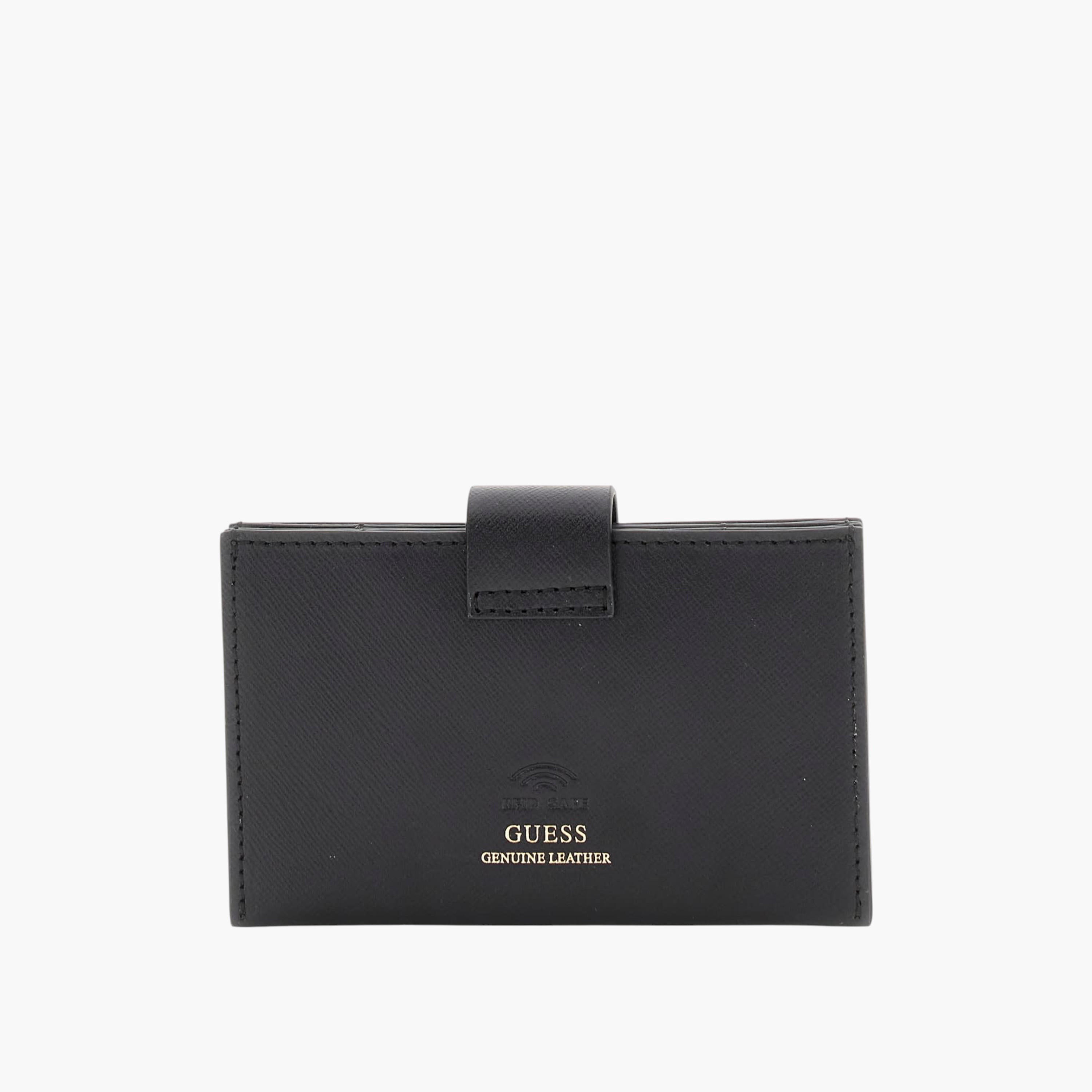 Guess MIRIAM CARDCASE Textured Card Case with Flap Closure-women-bagsandwallets-handbags-image-2