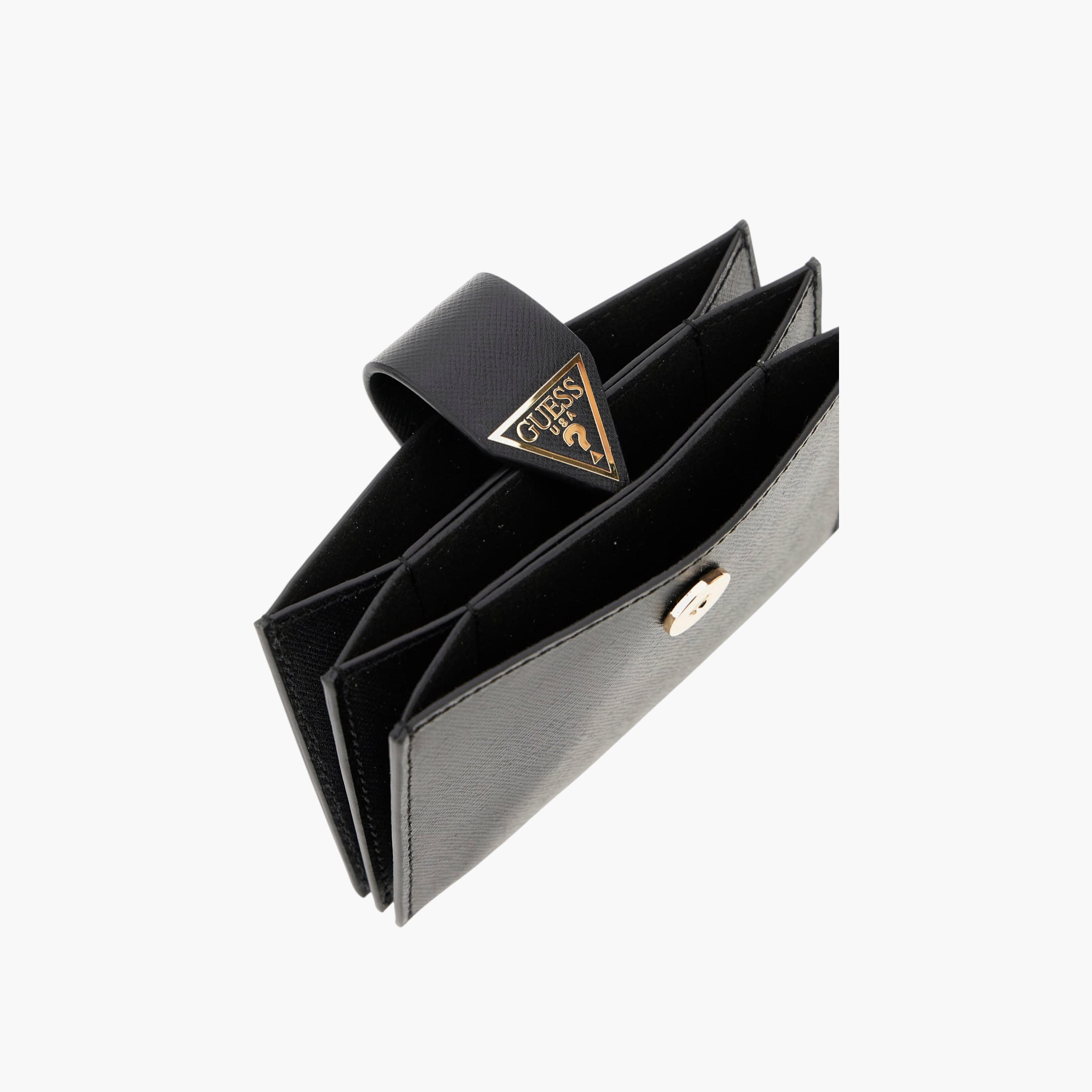 Guess MIRIAM CARDCASE Textured Card Case with Flap Closure-women-bagsandwallets-handbags-image-3