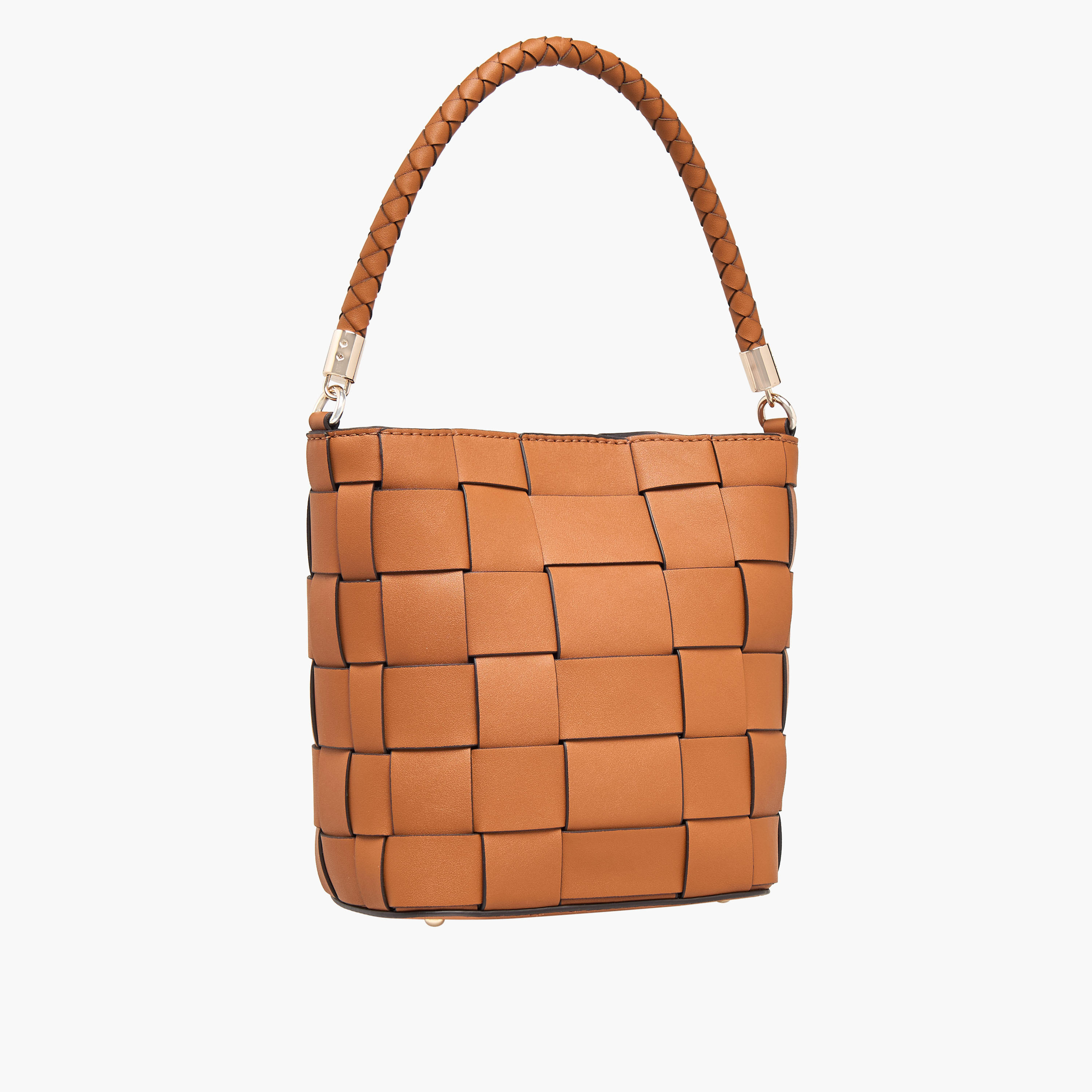 شنطة دلو بنسيج بارزة الملمس مع زر إغلاق مايلي من جيس-women-bagsandwallets-handbags-image-4
