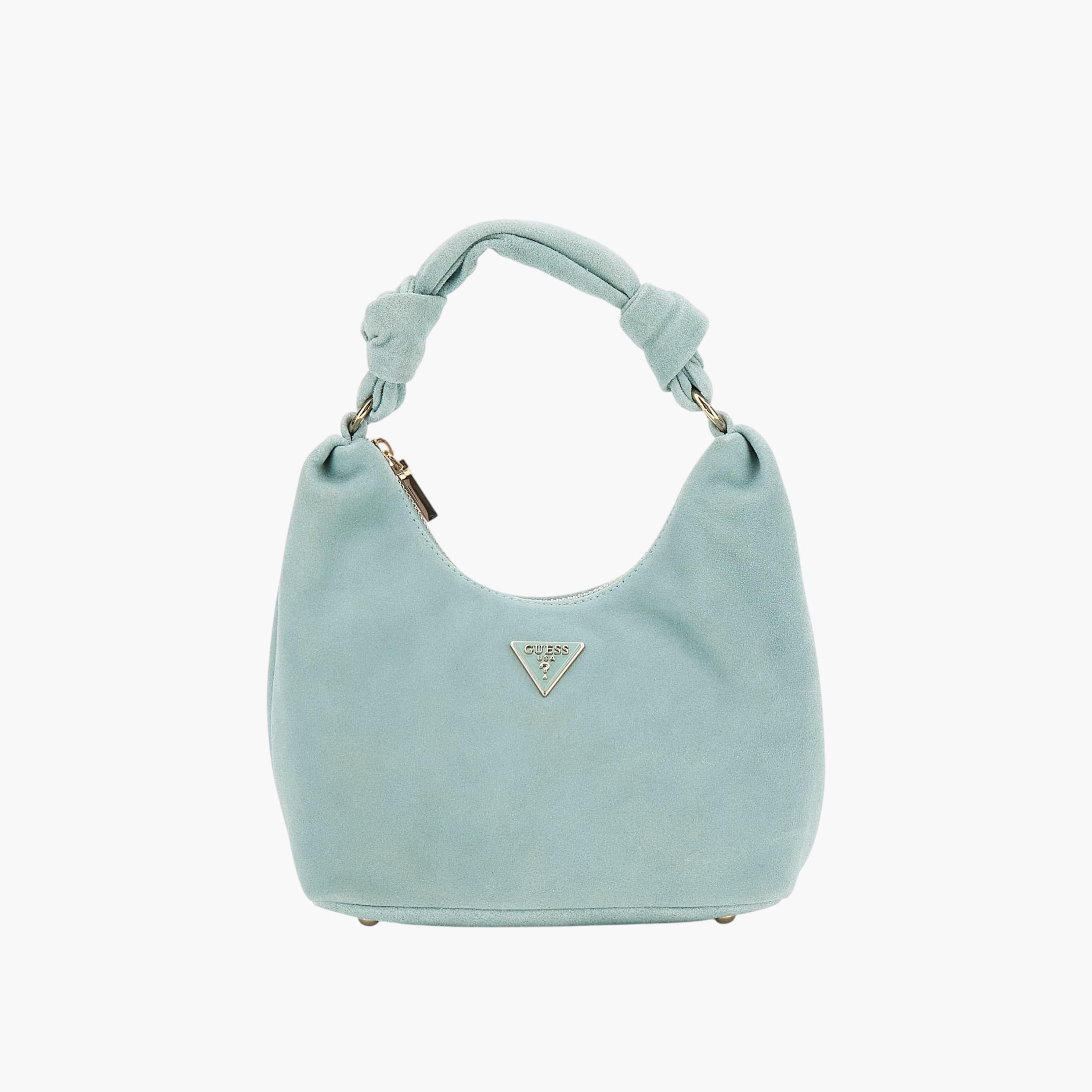 Guess ISOTTA Suede Knot Handle Handbag-women-bagsandwallets-handbags-image-1