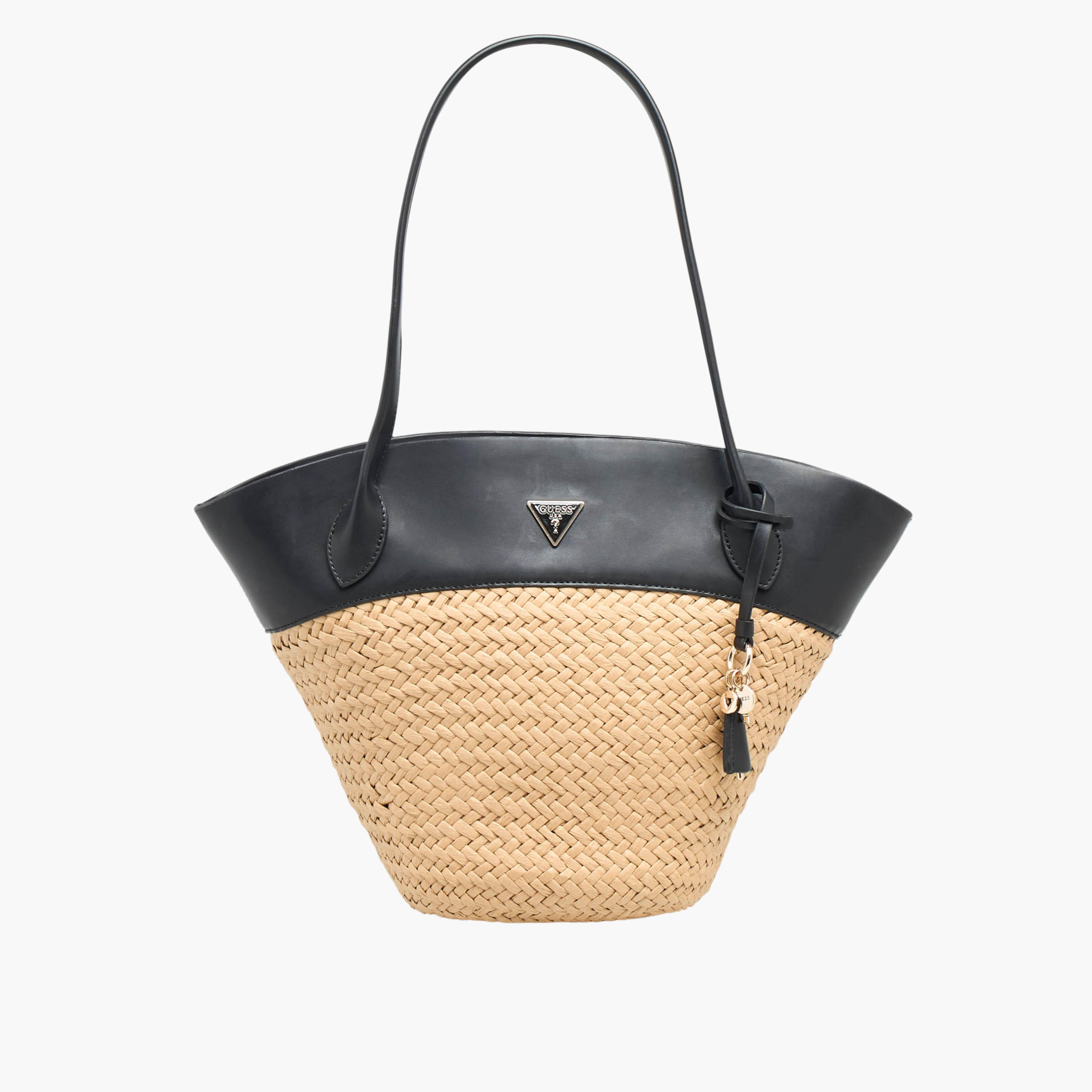 شنطة توت منسوجة بارزة الملمس بمقبض فينير من جيس-women-bagsandwallets-handbags-image-1