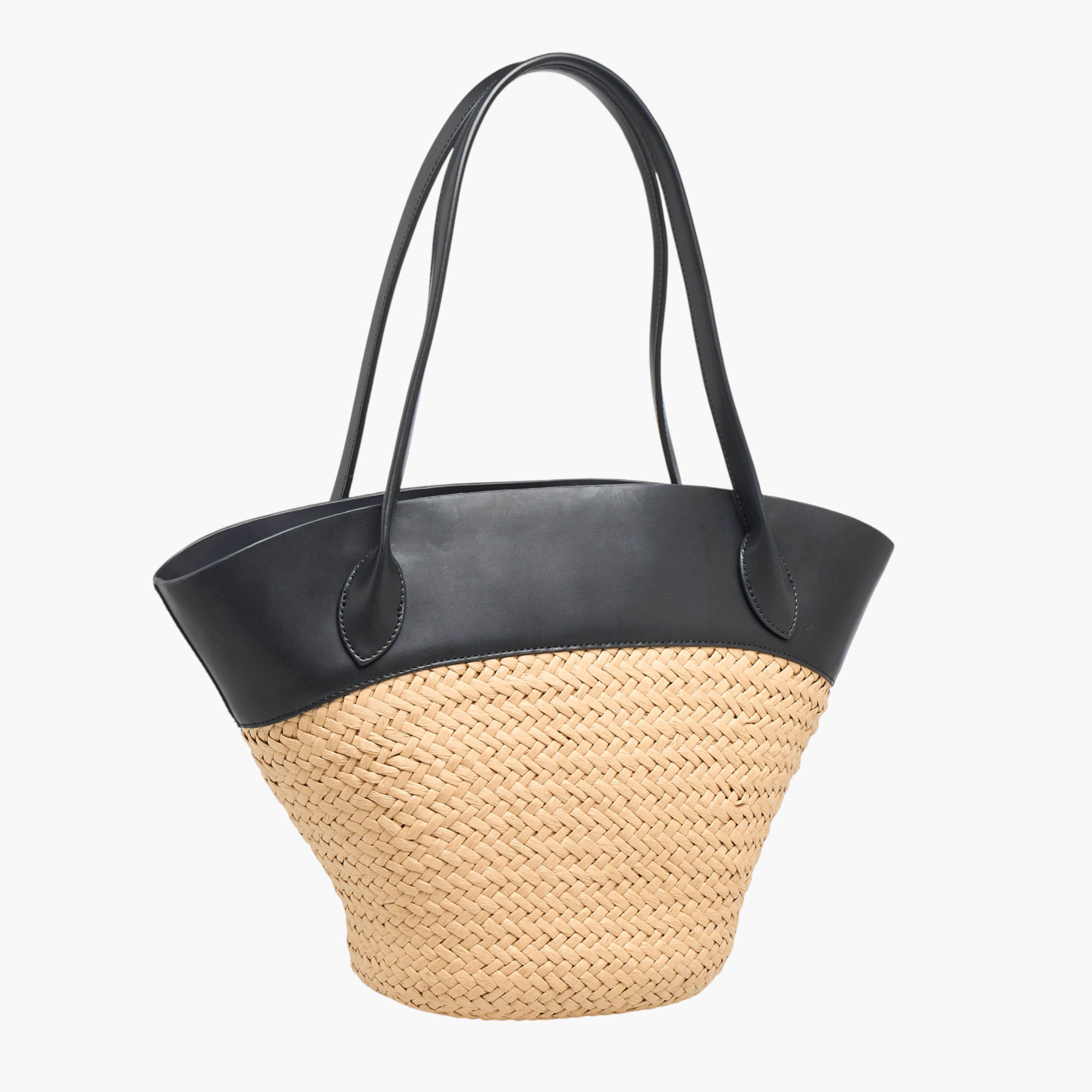 شنطة توت منسوجة بارزة الملمس بمقبض فينير من جيس-women-bagsandwallets-handbags-image-4