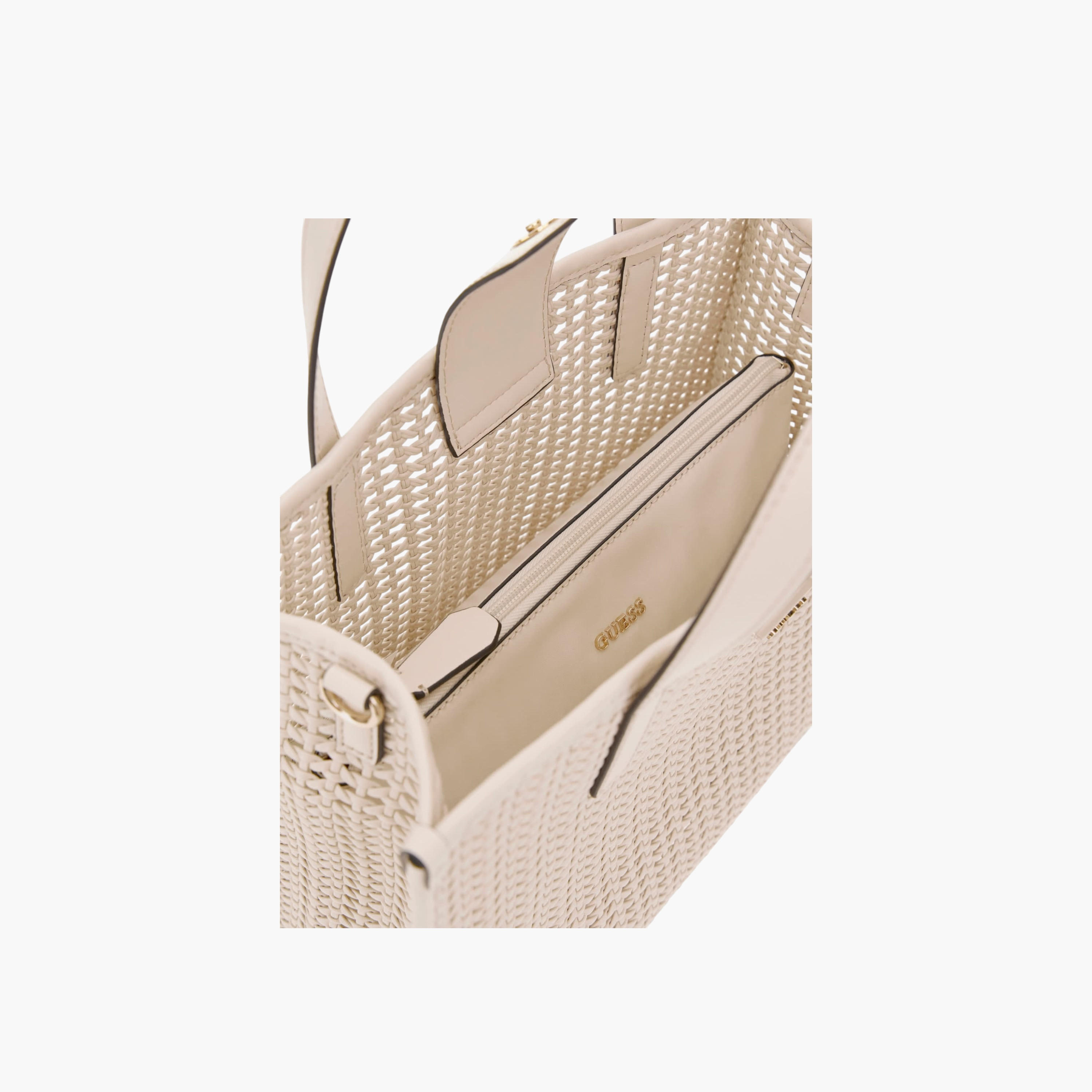 Guess BRIGITTA 2 Perforated Tote Bag with Pouch-women-bagsandwallets-handbags-image-4