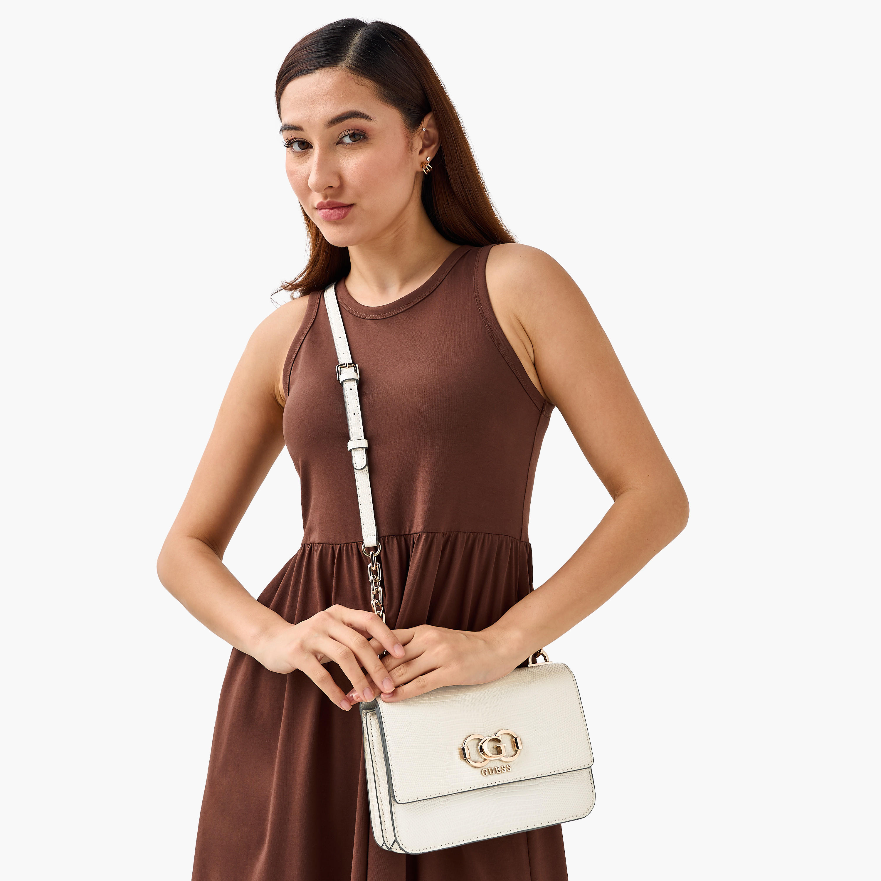 شنطة كروس بودي بملمس حيوانات بارز وحزام قابل للتعديل سالينج من جيس-women-bagsandwallets-handbags-image-2