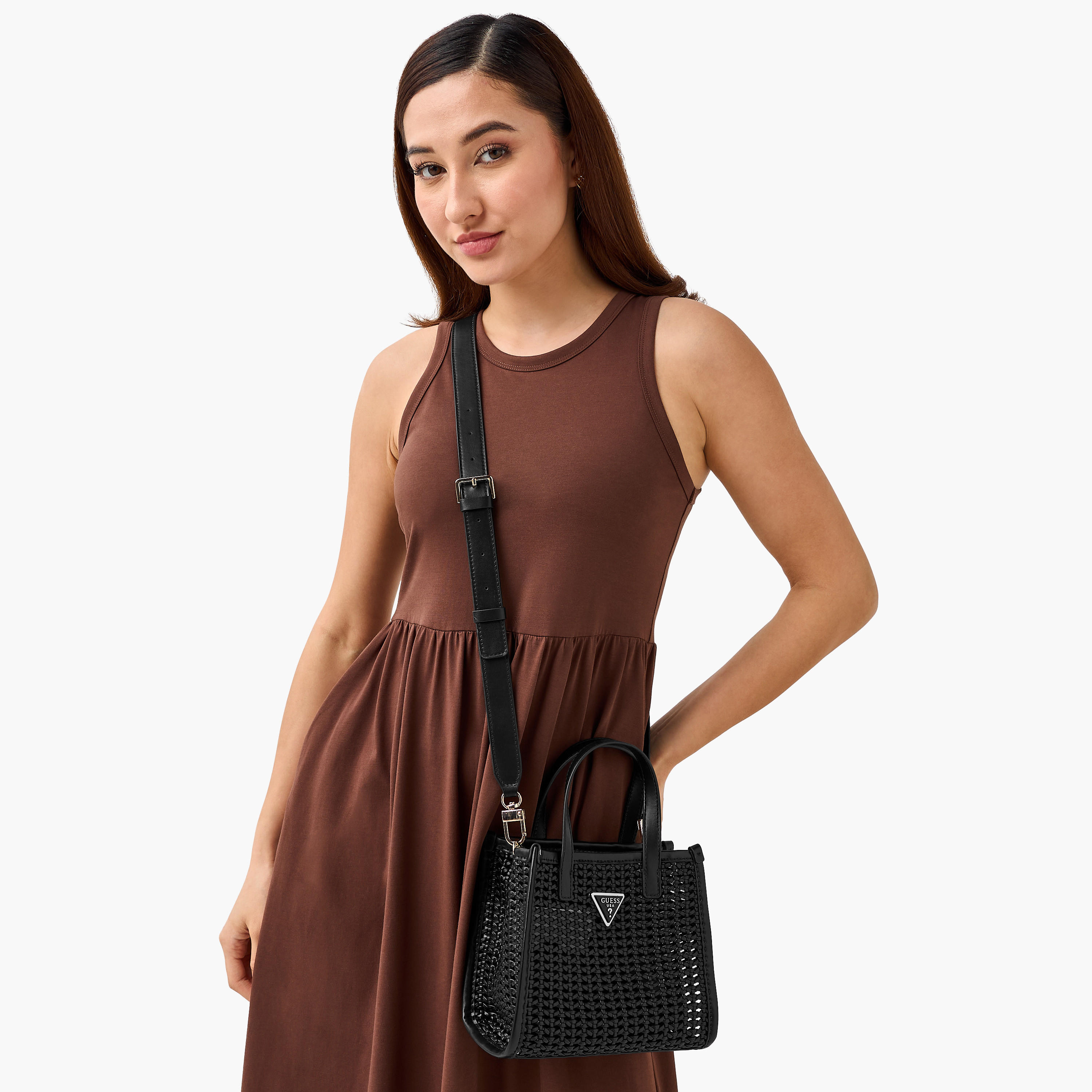 Guess Brigitta Weave Textured Tote Bag with Pouch-women-bagsandwallets-handbags-image-2