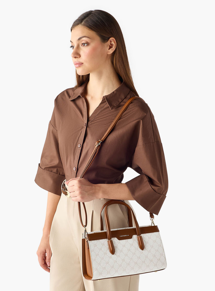 Chrisbella Monogram Print Tote Bag with Wallet-women-bagsandwallets-handbags-image-3