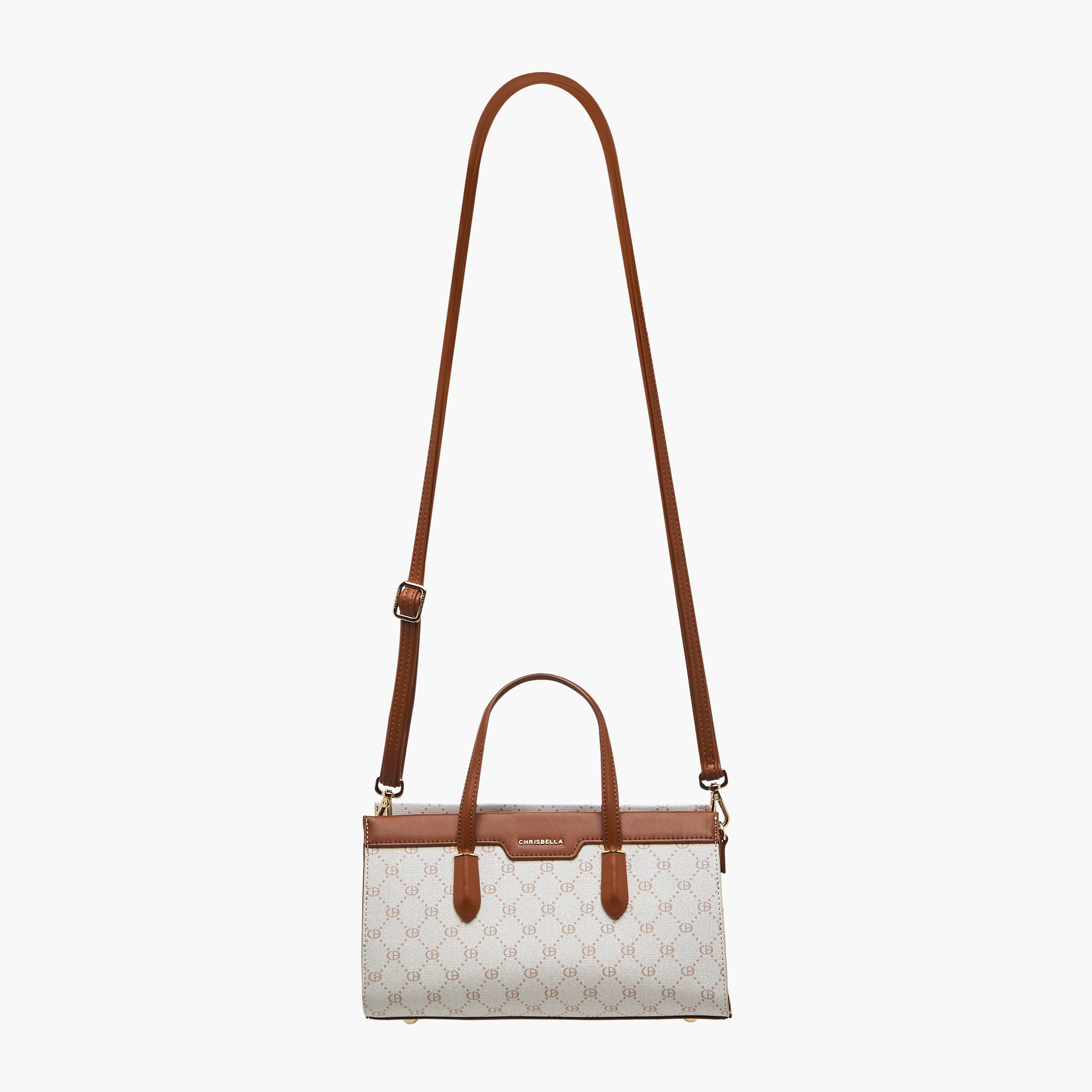 Chrisbella Monogram Print Tote Bag with Wallet-women-bagsandwallets-handbags-image-4