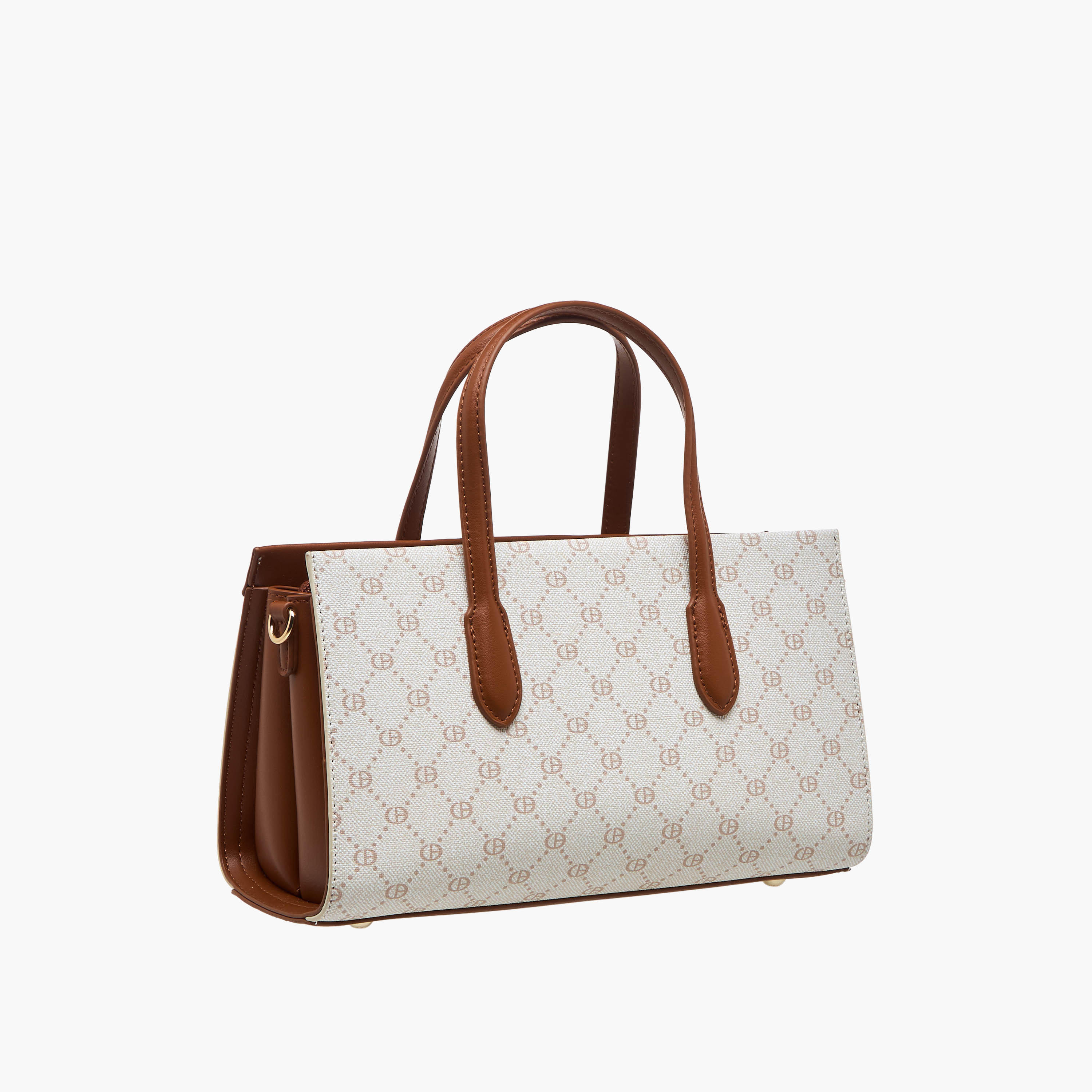 Chrisbella Monogram Print Tote Bag with Wallet-women-bagsandwallets-handbags-image-6