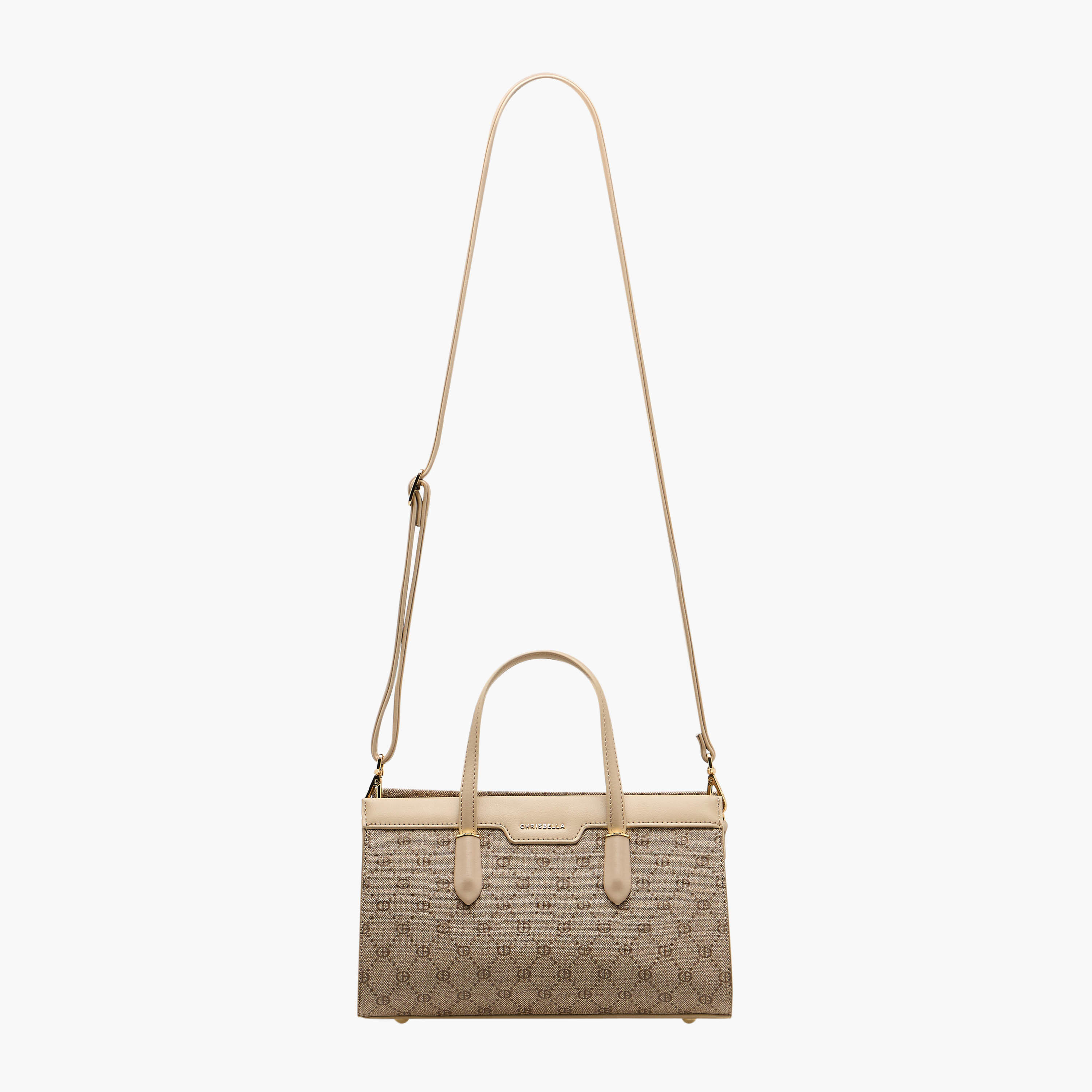 Chrisbella Monogram Print Tote Bag with Wallet-women-bagsandwallets-handbags-image-3