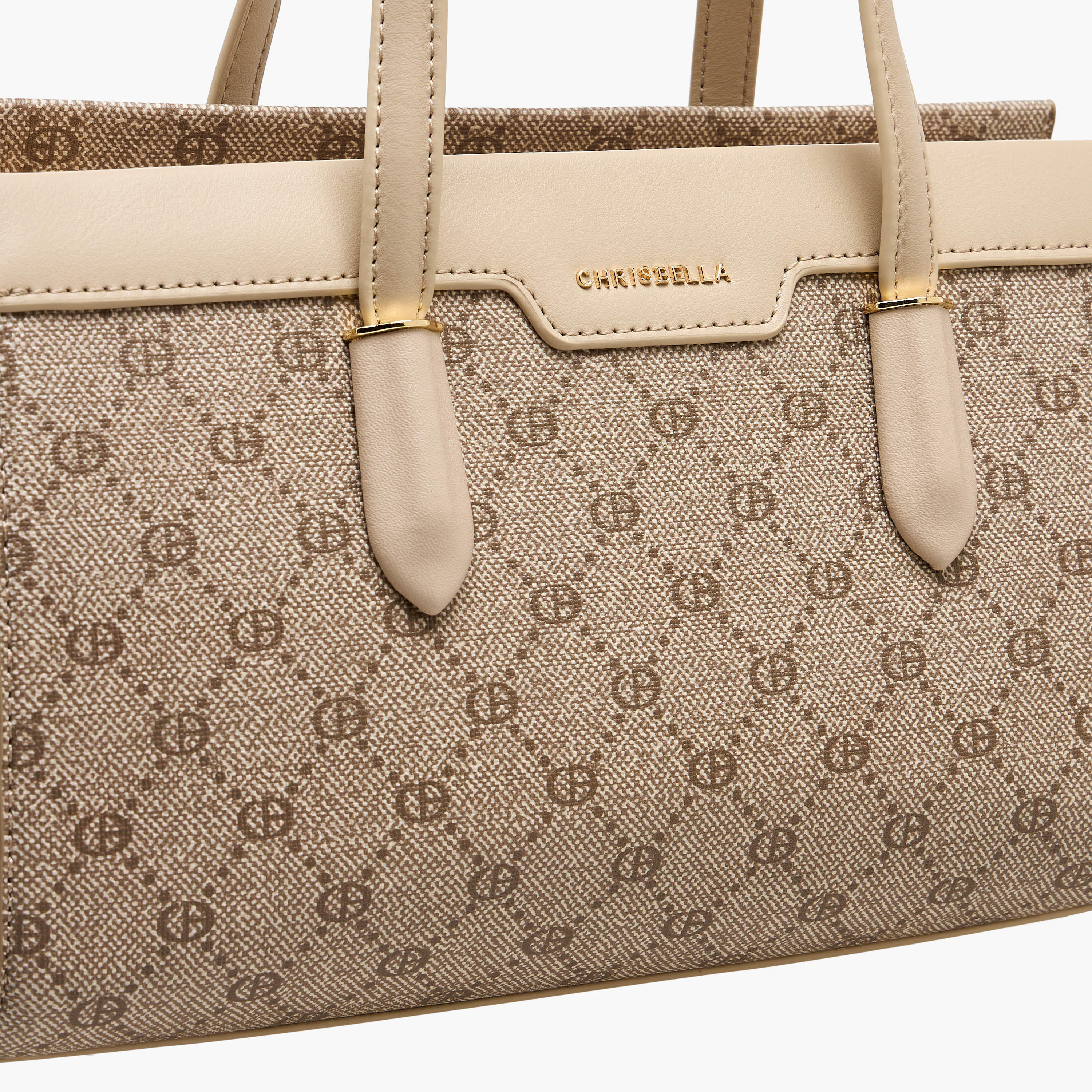 Chrisbella Monogram Print Tote Bag with Wallet-women-bagsandwallets-handbags-image-8