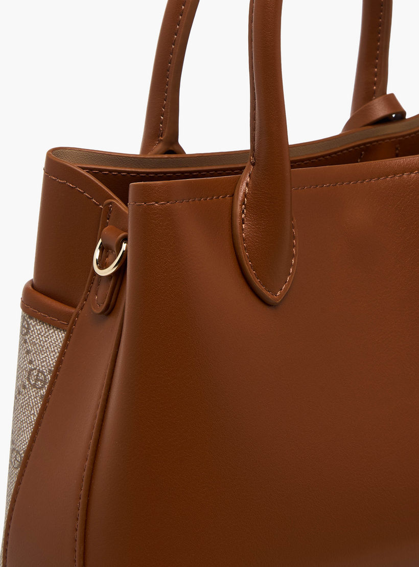 Chrisbella Monogram Print Tote Bag with Wallet-women-bagsandwallets-handbags-image-9