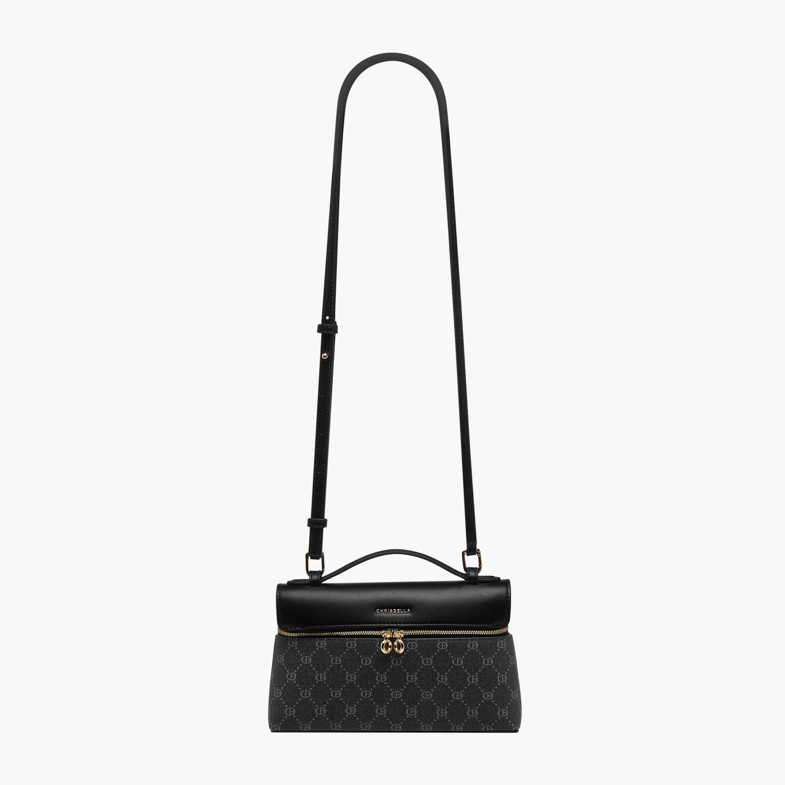 شنطة كروس بودي بطبعات مونوجرام مع محفظة من كريسبيلا-women-bagsandwallets-handbags-image-4