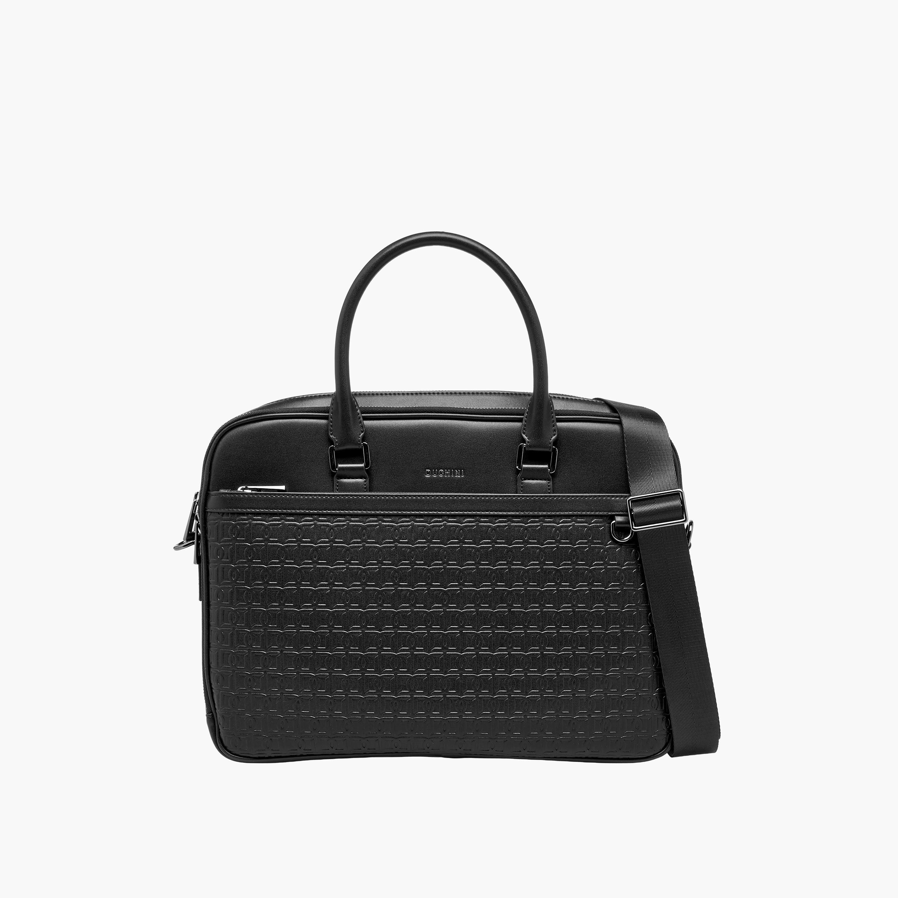 Duchini Men Monogram Laptop Bag-men-bags-image-1