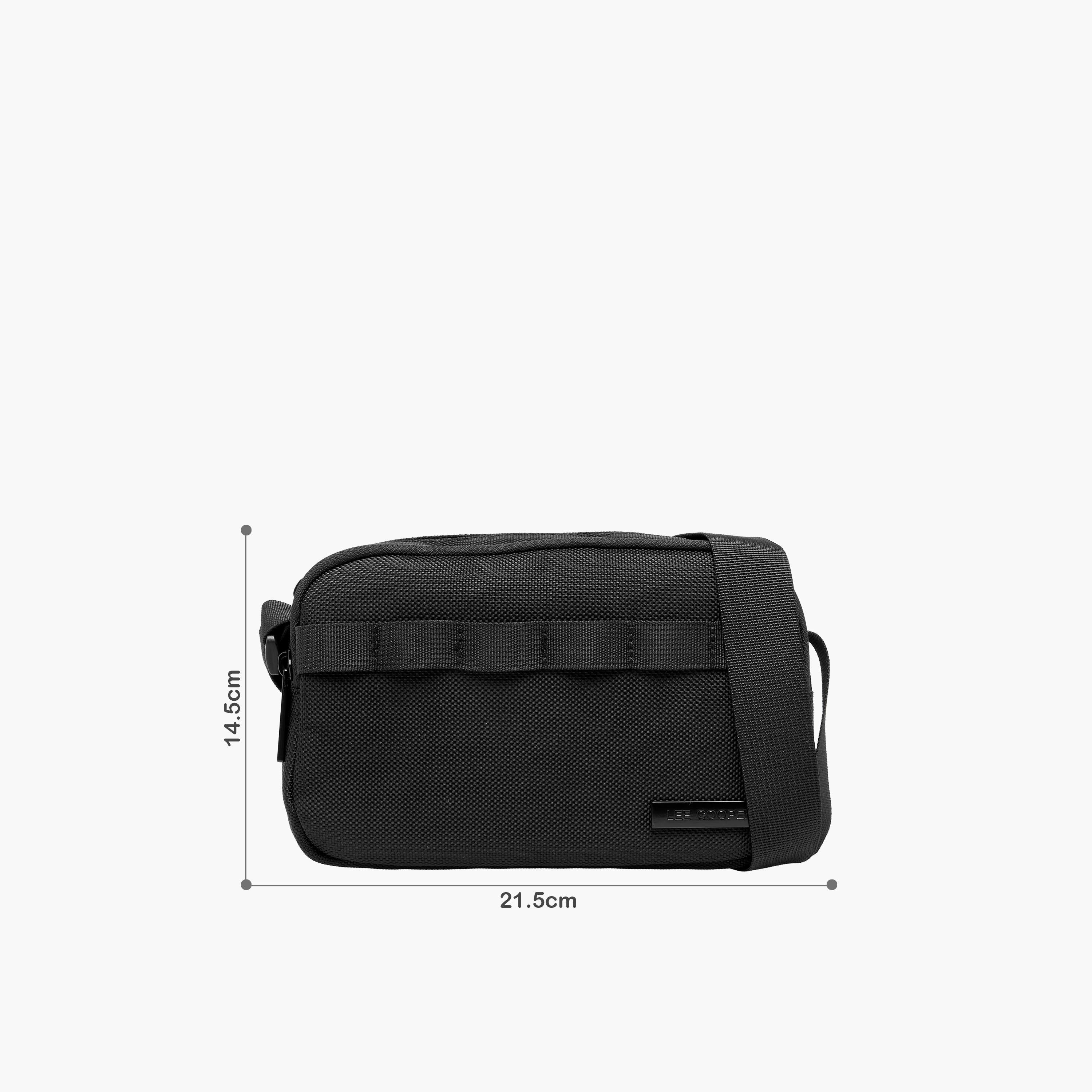 Lee Cooper Men Textured Crossbody Bag-men-bags-image-2