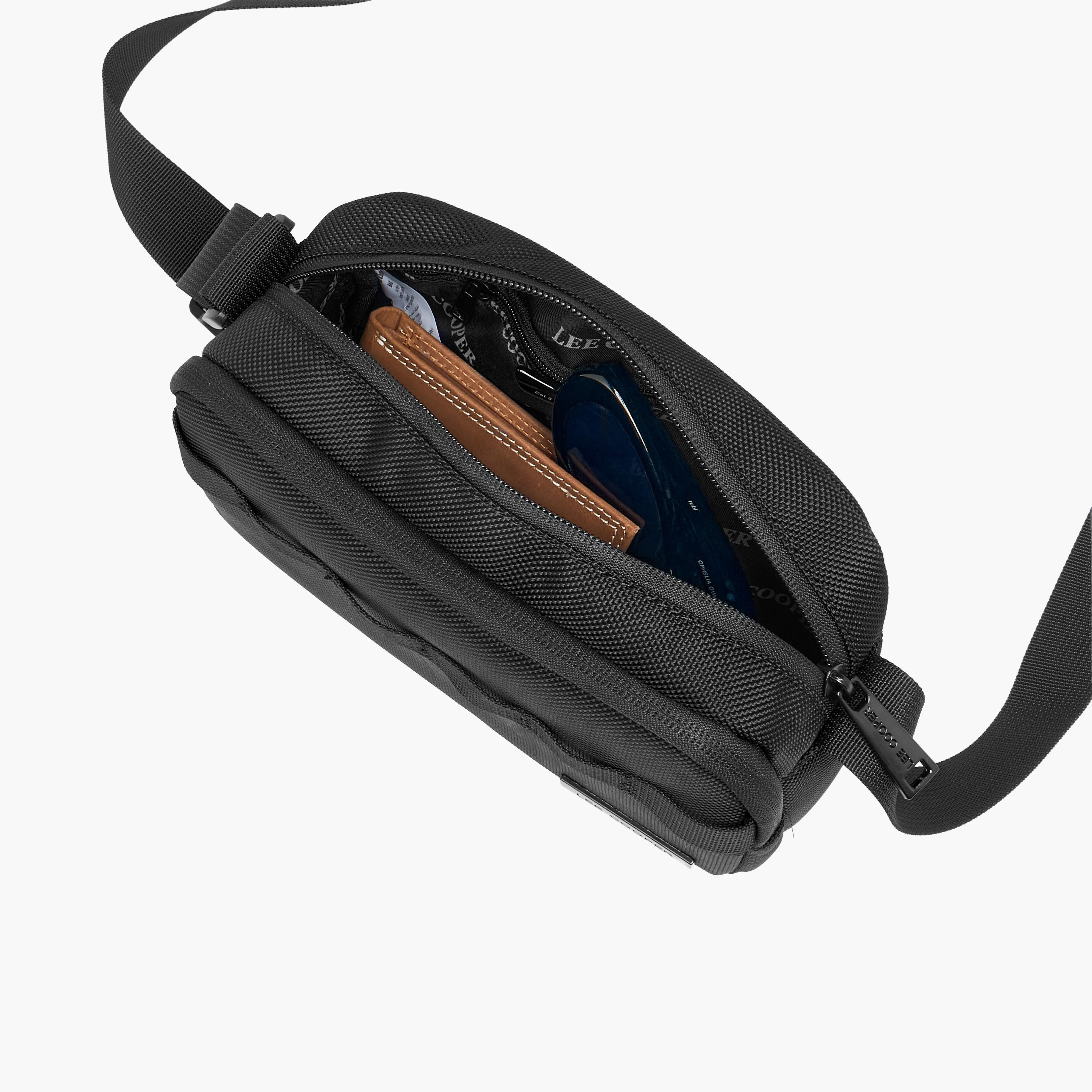 Lee Cooper Men Textured Crossbody Bag-men-bags-image-9