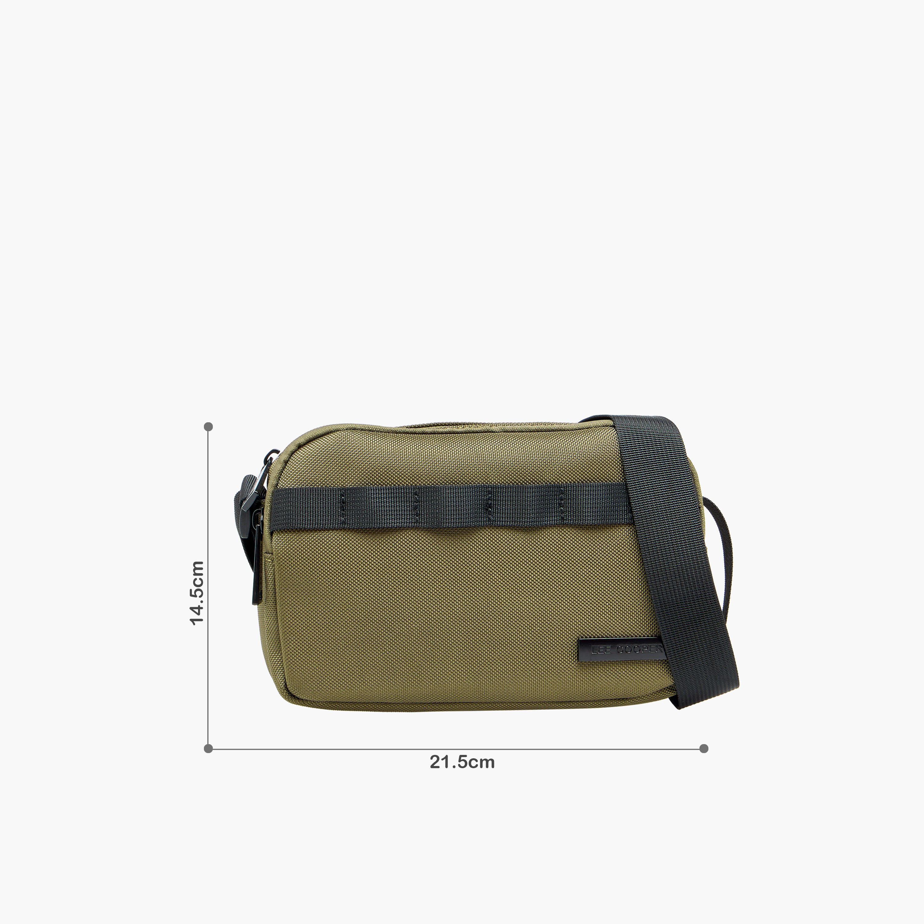 Lee Cooper Men Textured Crossbody Bag-men-bags-image-2
