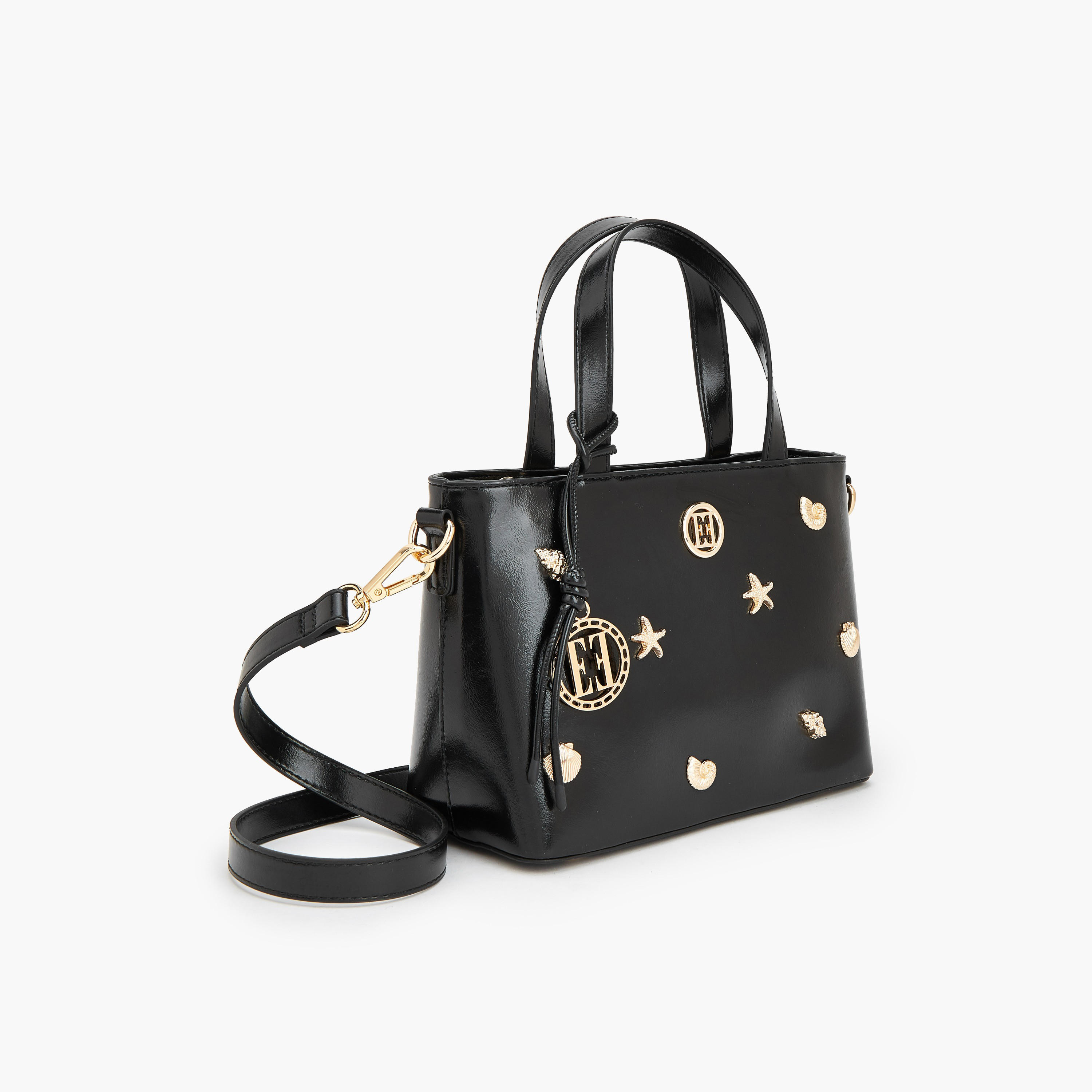 Elle Embellished Tote Bag with Double Handle-women-bagsandwallets-handbags-image-3