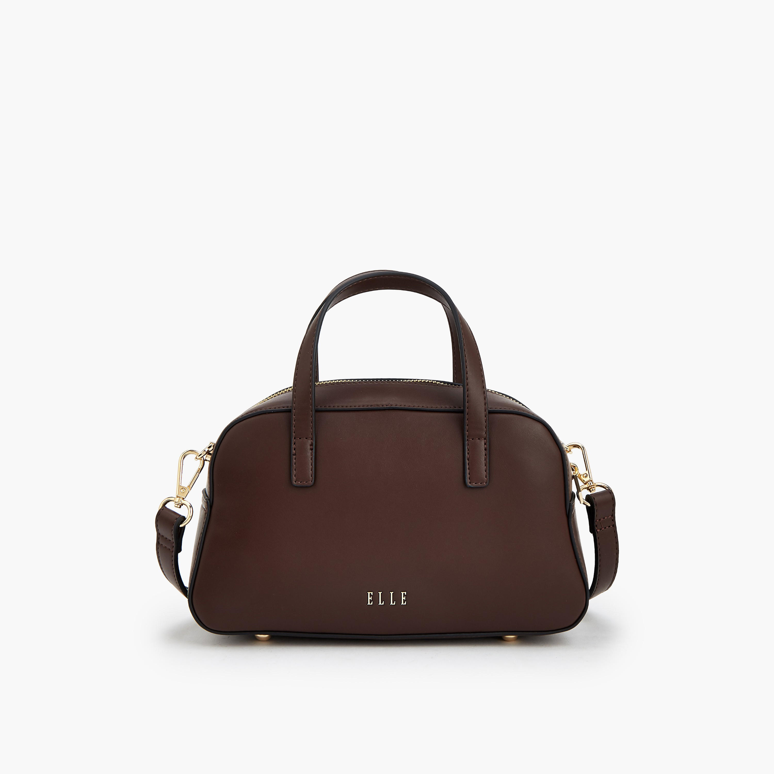 Elle Textured Tote Bag with Detachable Strap-women-bagsandwallets-handbags-image-5