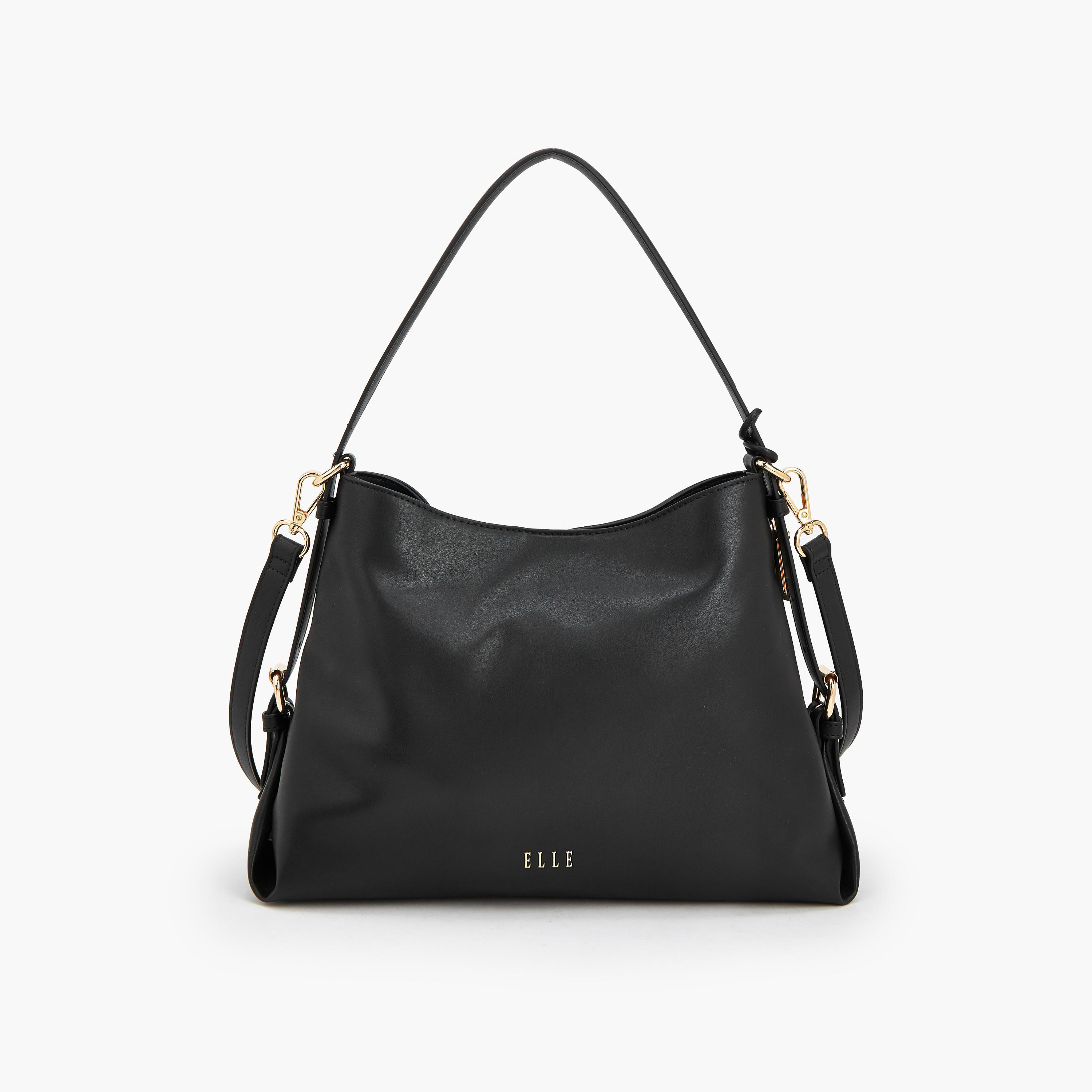 Elle Solid Shoulder Bag with Detachable Strap-women-bagsandwallets-handbags-image-7