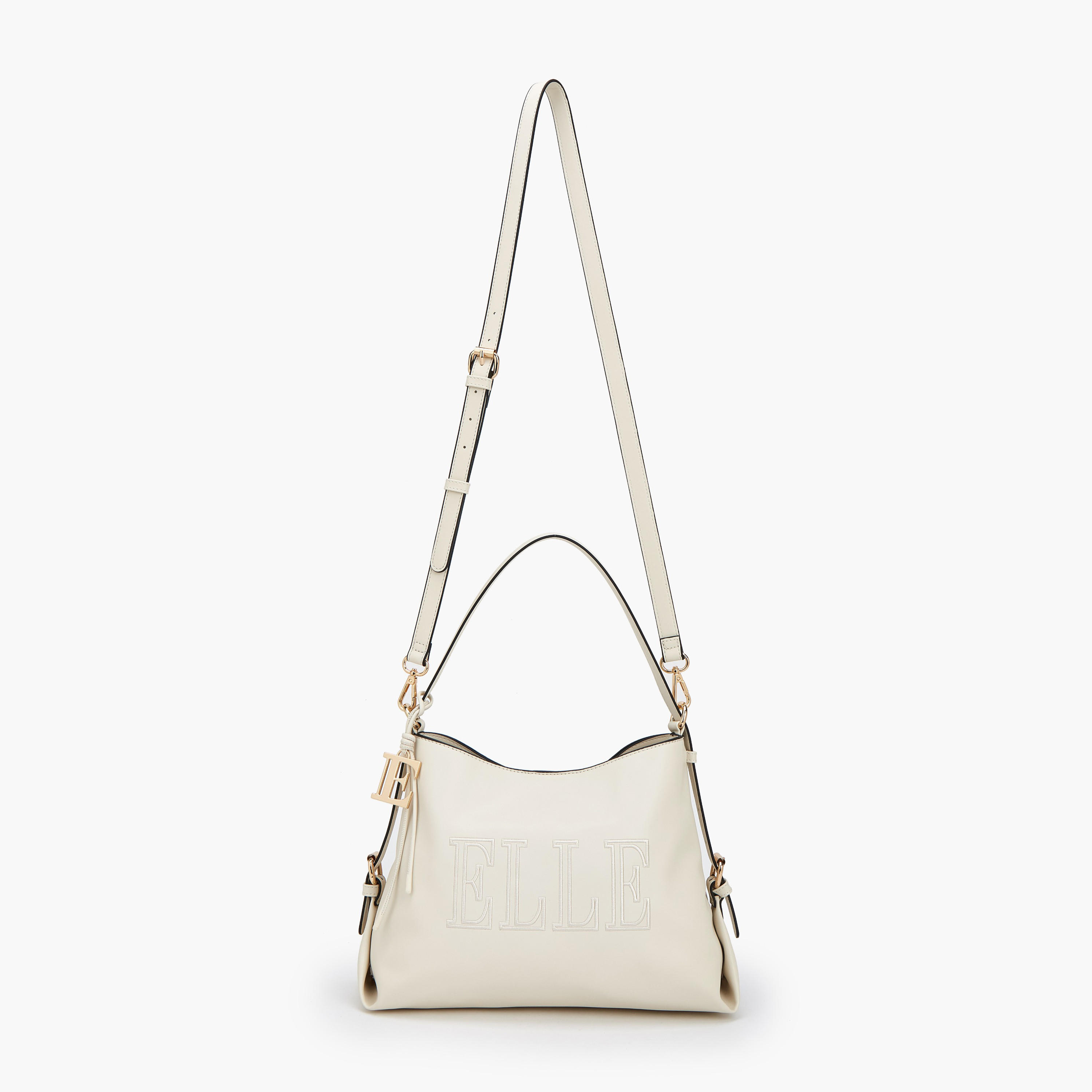Elle Solid Shoulder Bag with Detachable Strap-women-bagsandwallets-handbags-image-2