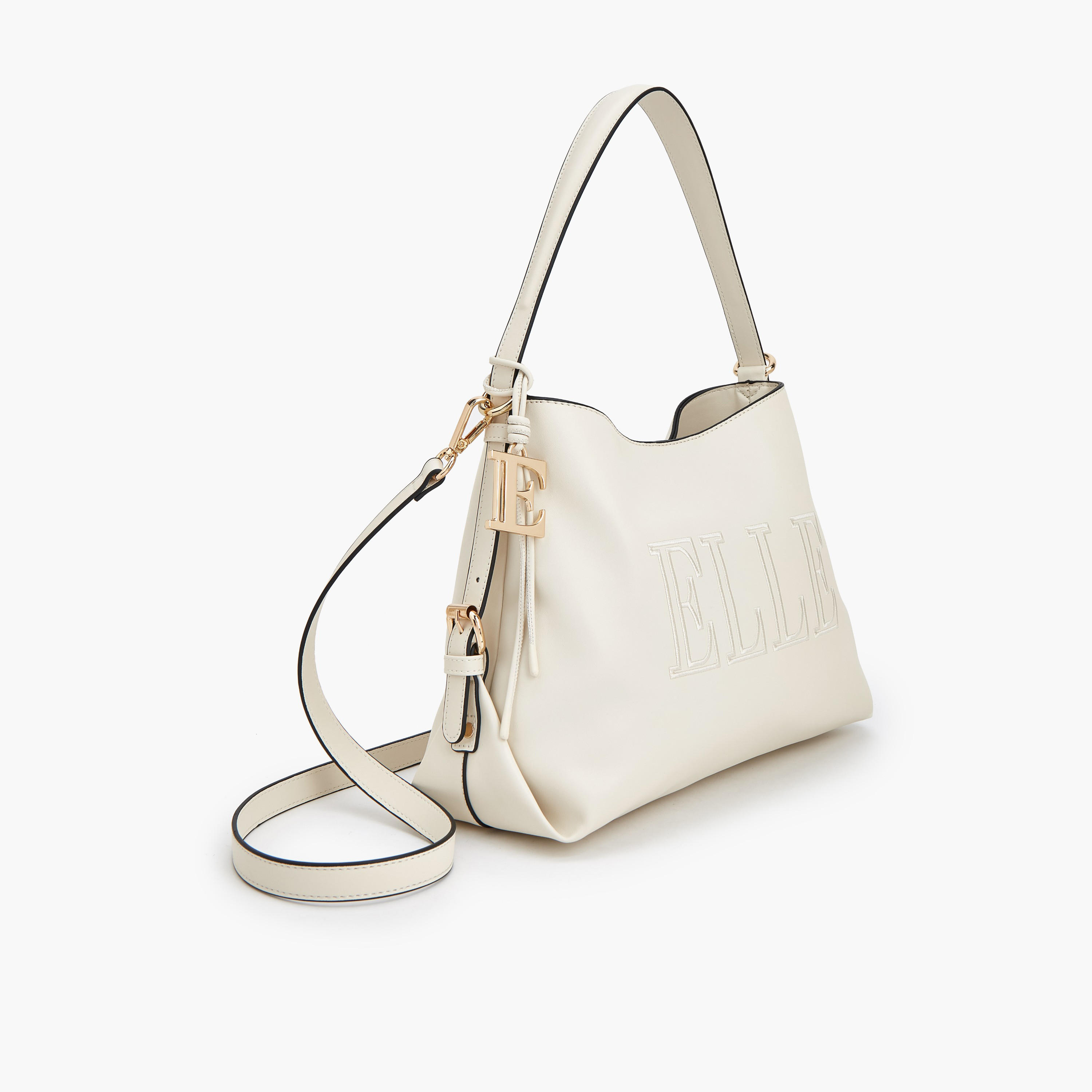 Elle Solid Shoulder Bag with Detachable Strap-women-bagsandwallets-handbags-image-5