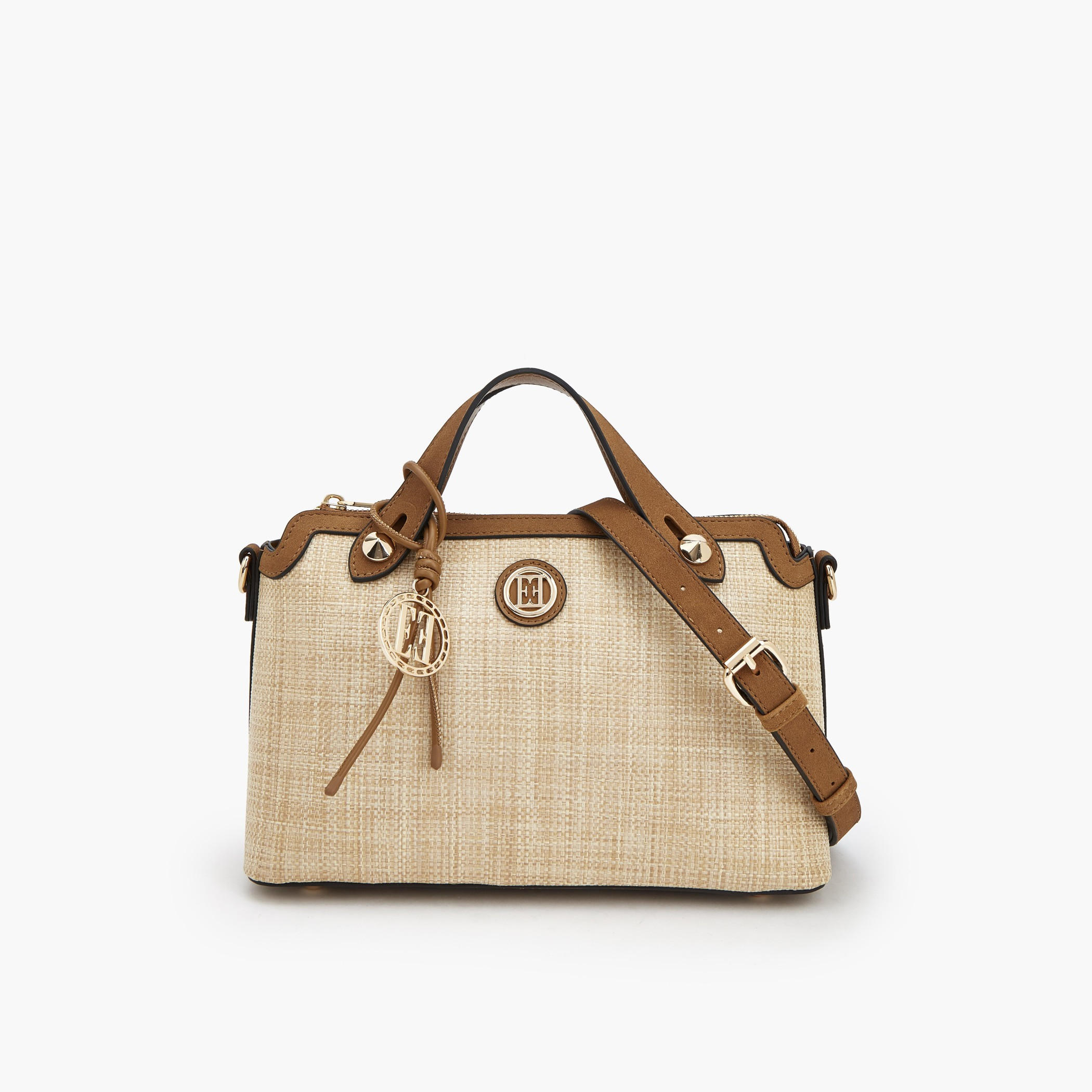 شنطة توتي بارزة الملمس بحزام قابل للفصل من إيل-women-bagsandwallets-handbags-image-1