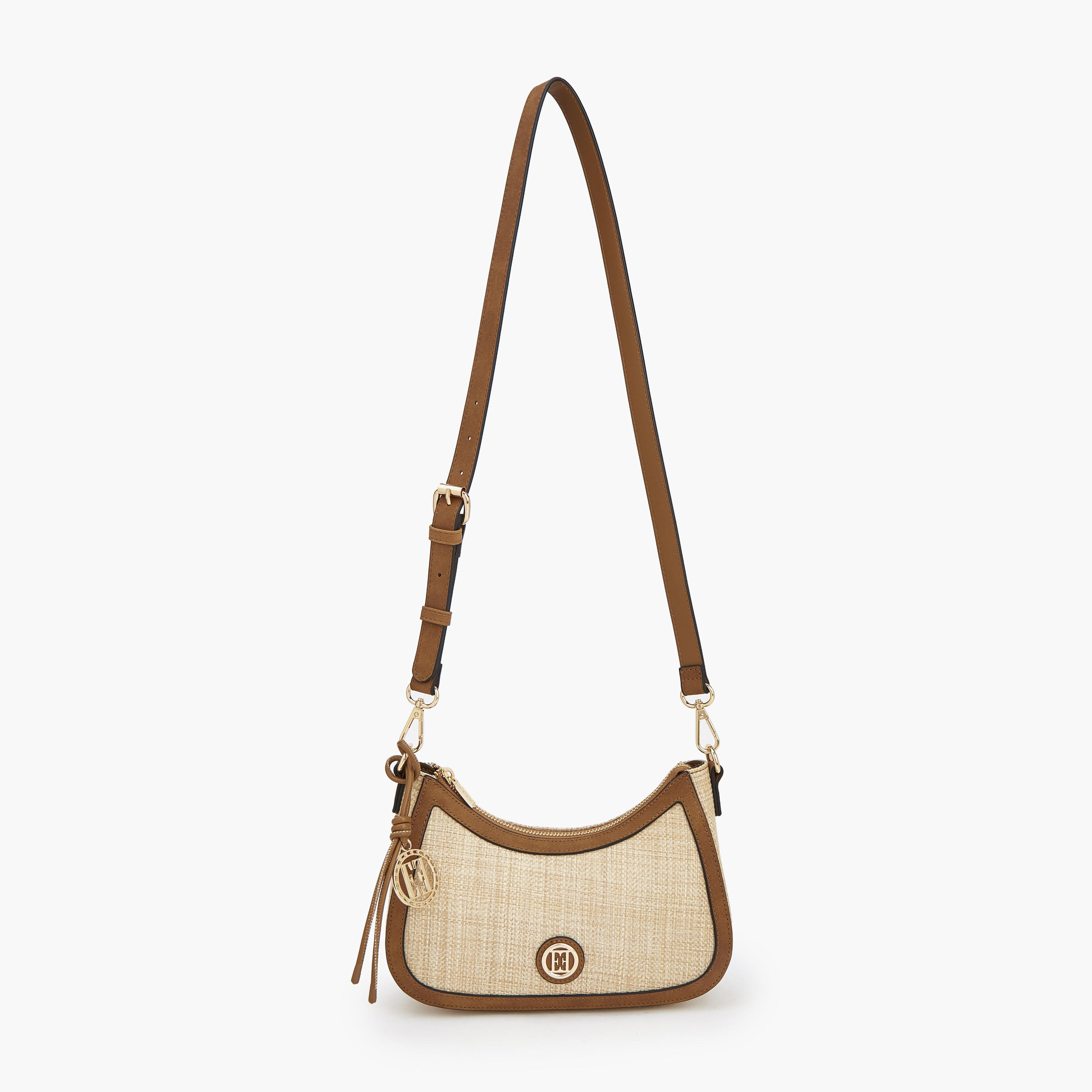 شنطة كتف بارزة الملمس مع حزام قابل للفصل من إيل-women-bagsandwallets-handbags-image-2