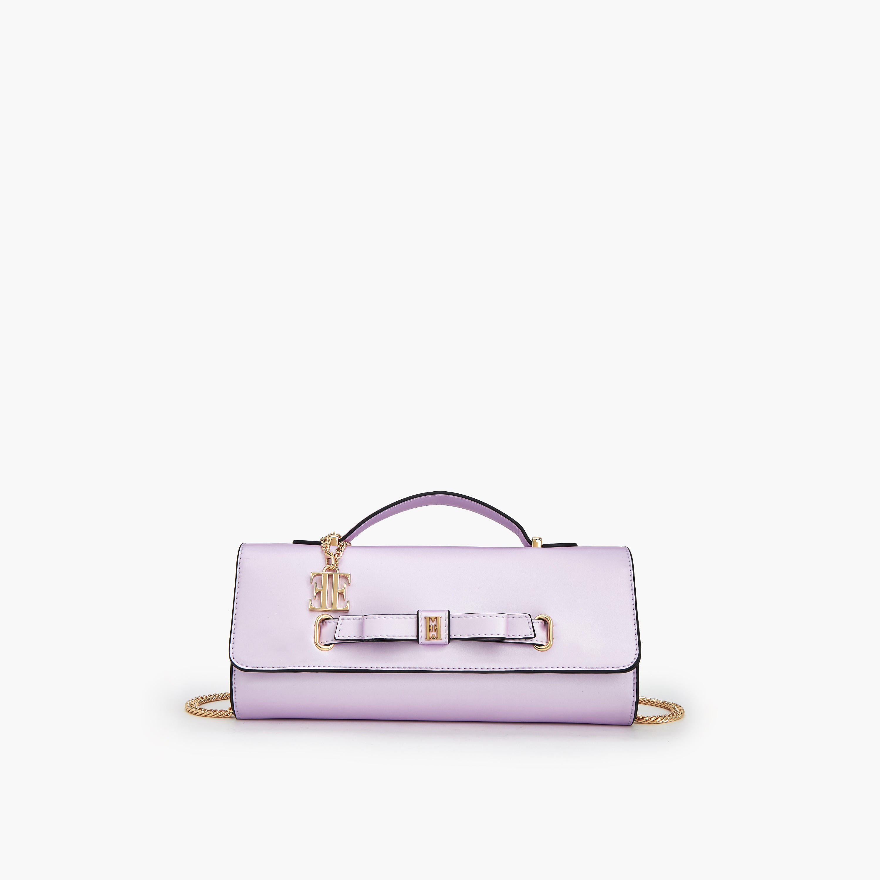 Elle Bow Detail Crossbody Bag with Chain Strap-women-bagsandwallets-handbags-image-1