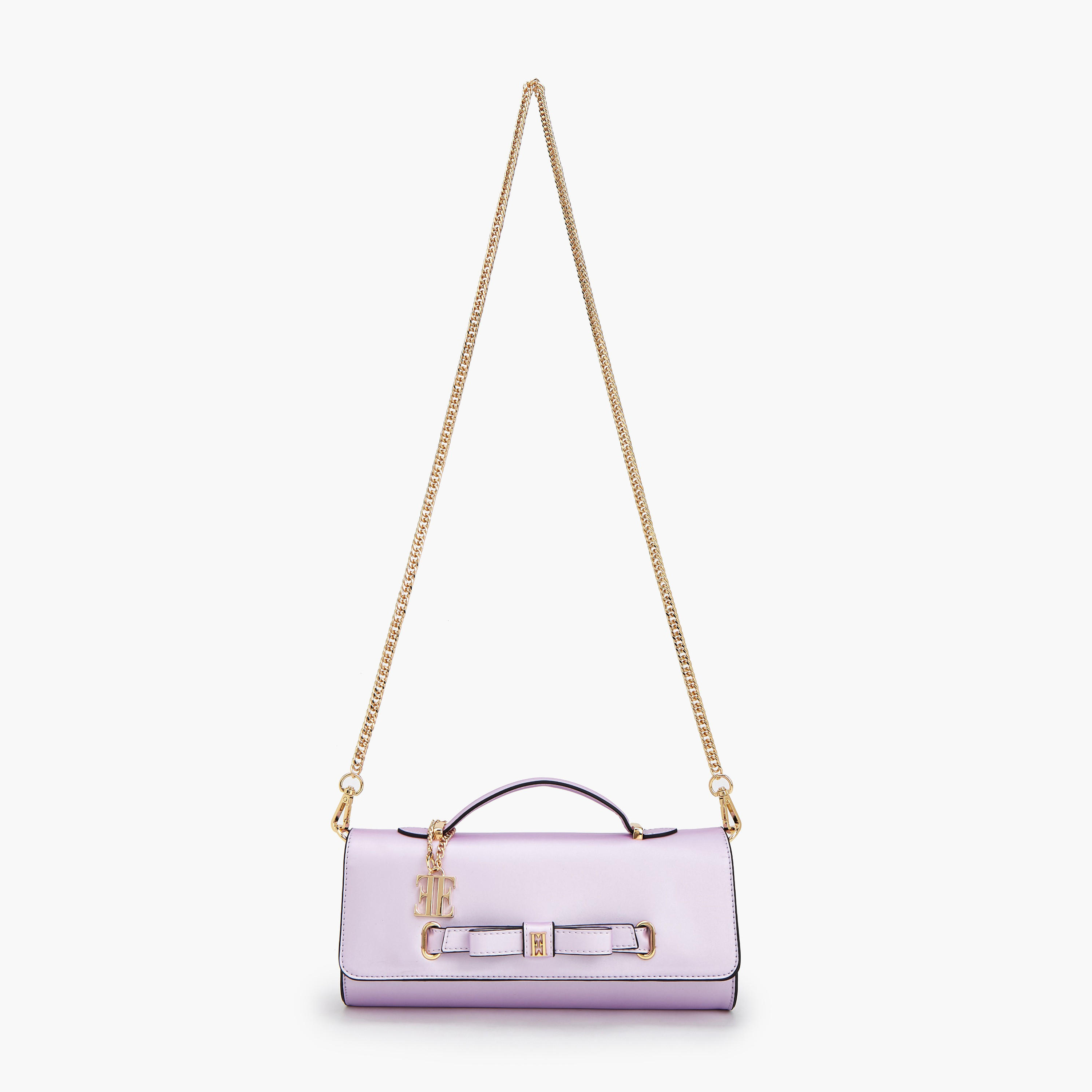 Elle Bow Detail Crossbody Bag with Chain Strap-women-bagsandwallets-handbags-image-2