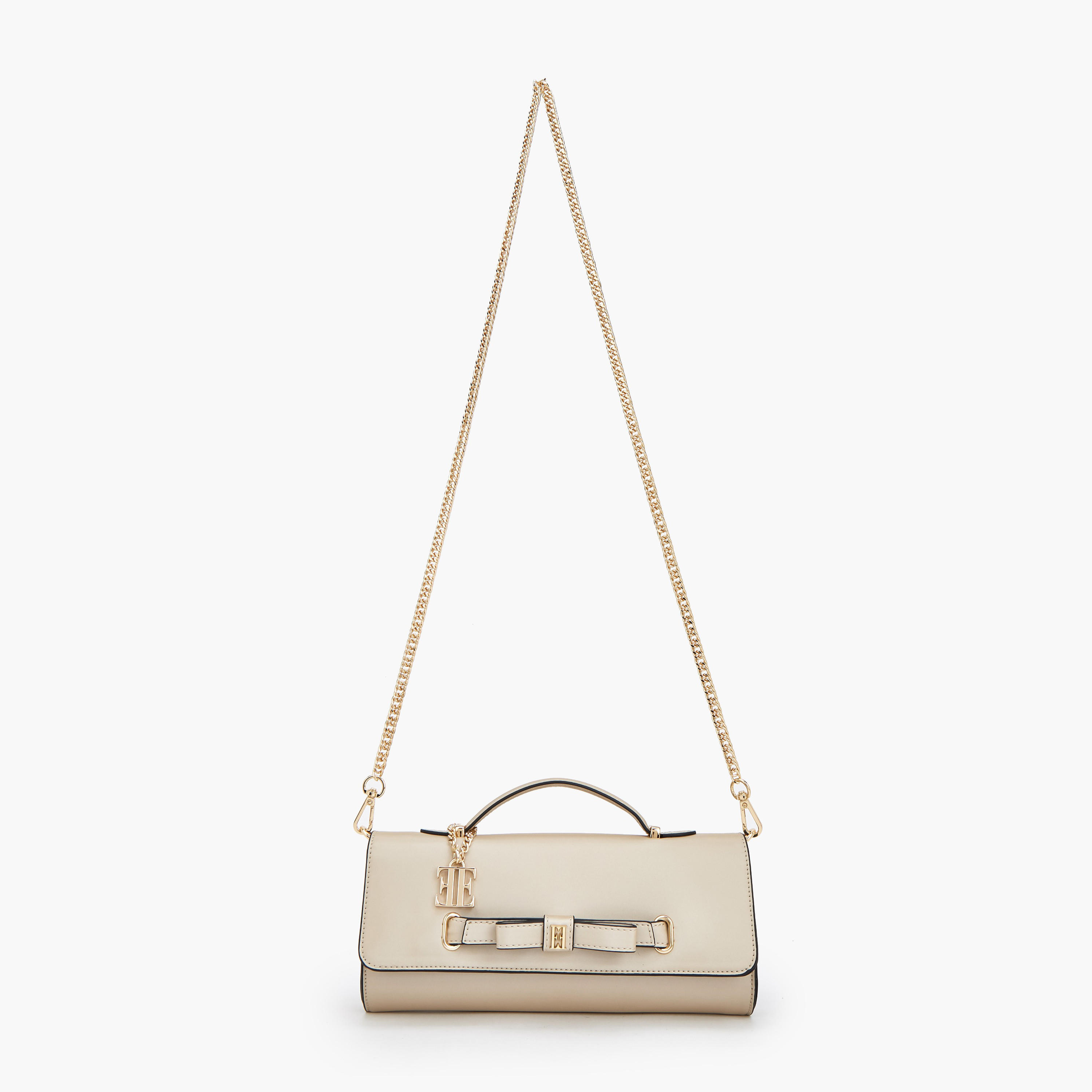 Elle Bow Detail Crossbody Bag with Chain Strap-women-bagsandwallets-handbags-image-2