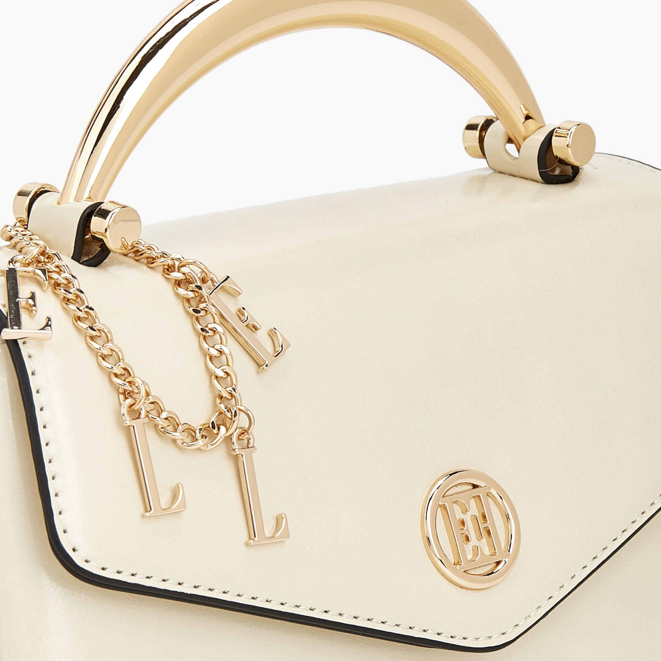 Elle Charm Detail Satchel Bag with Handle-women-bagsandwallets-handbags-image-4