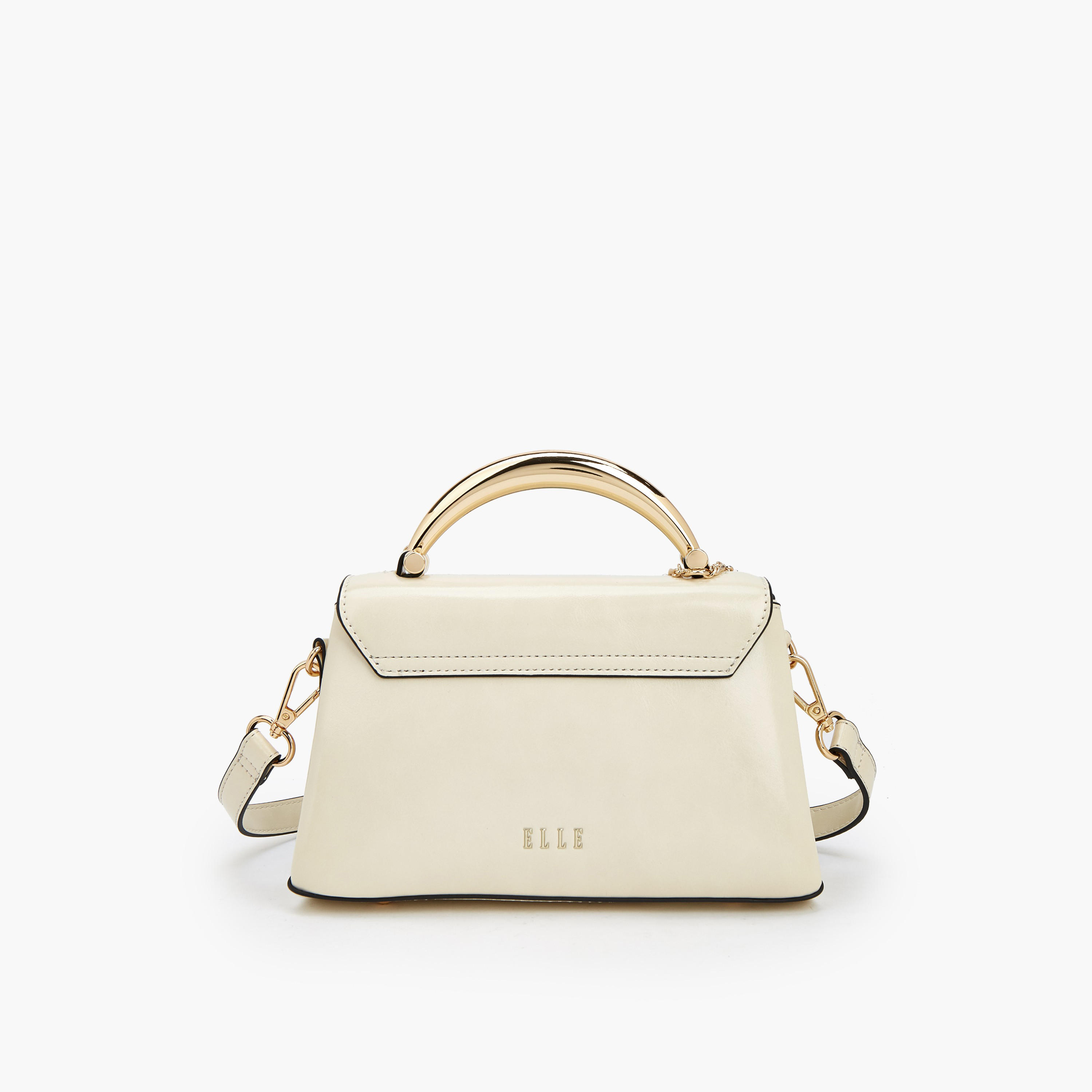 Elle Charm Detail Satchel Bag with Handle-women-bagsandwallets-handbags-image-5