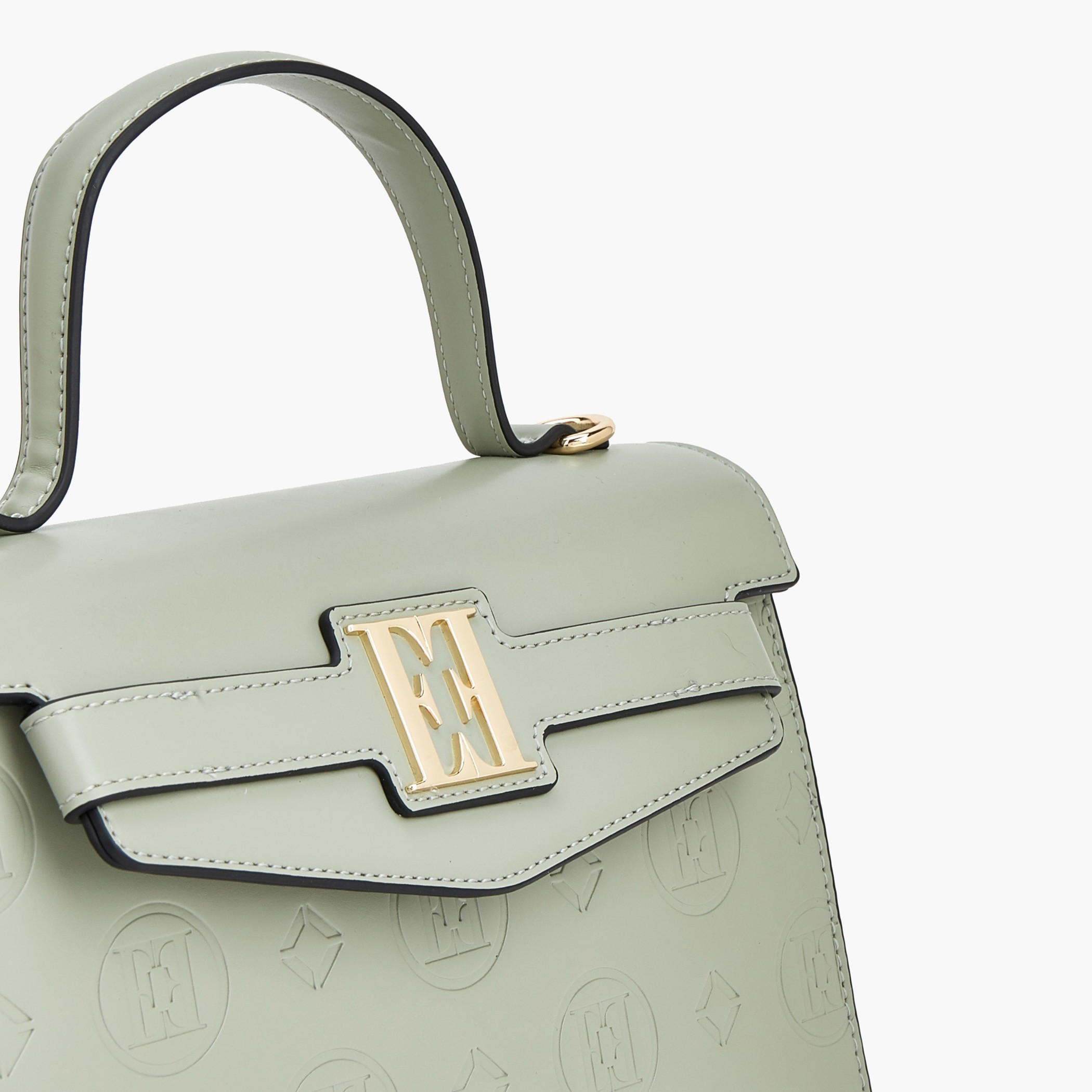 Elle Monogram Embossed Satchel Bag with Detachable Strap-women-bagsandwallets-handbags-image-3
