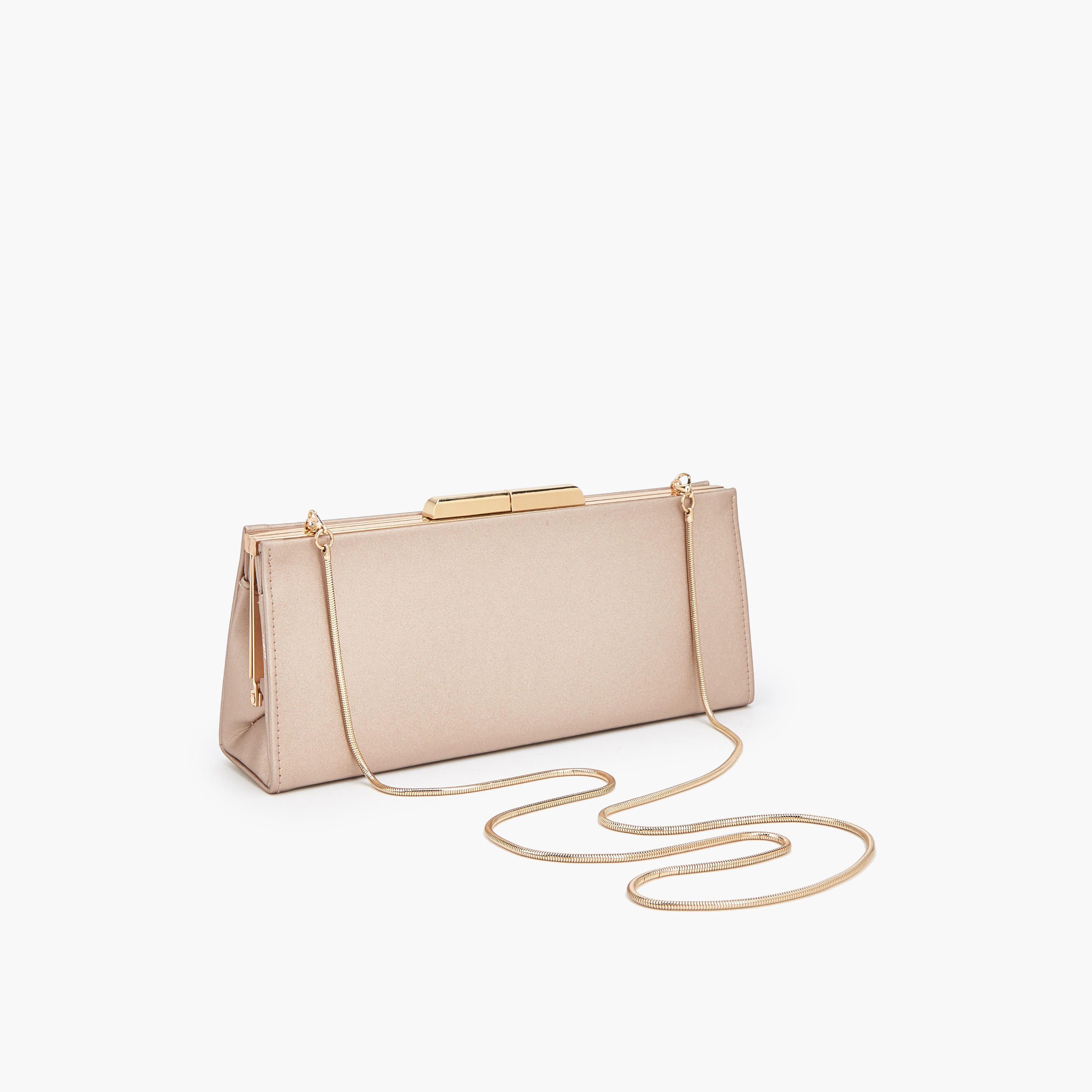Elle Logo Detail Clutch with Chain Strap-women-bagsandwallets-handbags-image-5