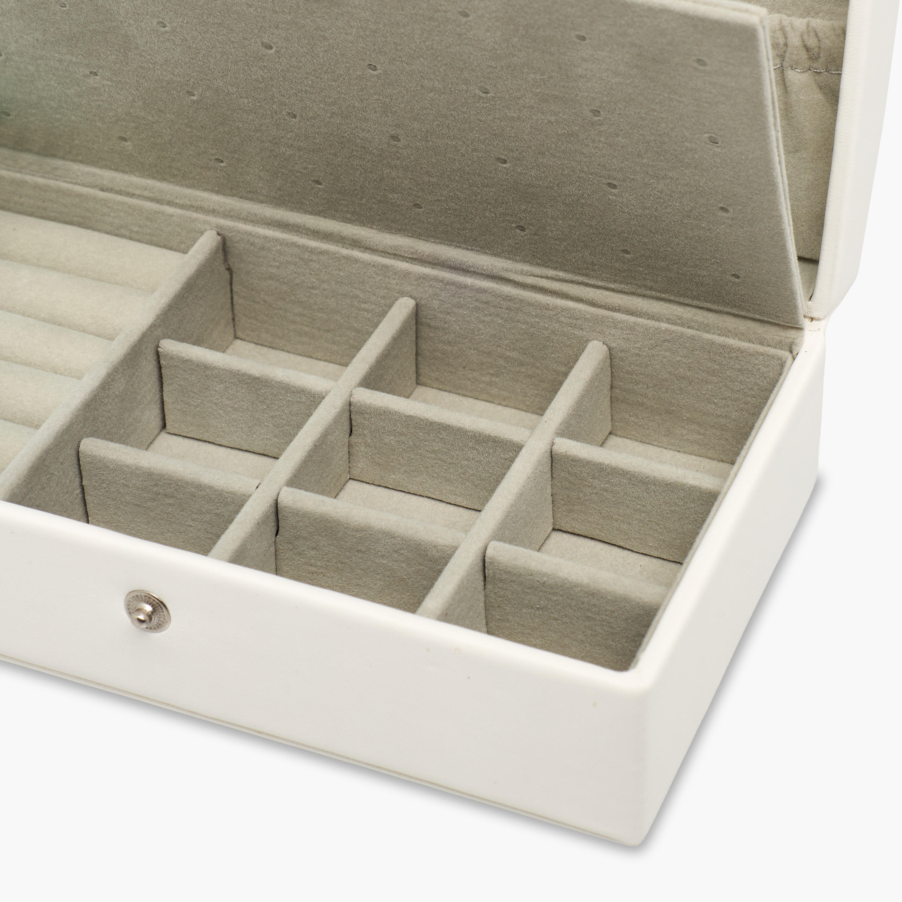 2-Compartment Jewellery Organiser with Flap Closure - 17x10x6 cm-women-watchesandjewellery-jewellery-storage-image-7
