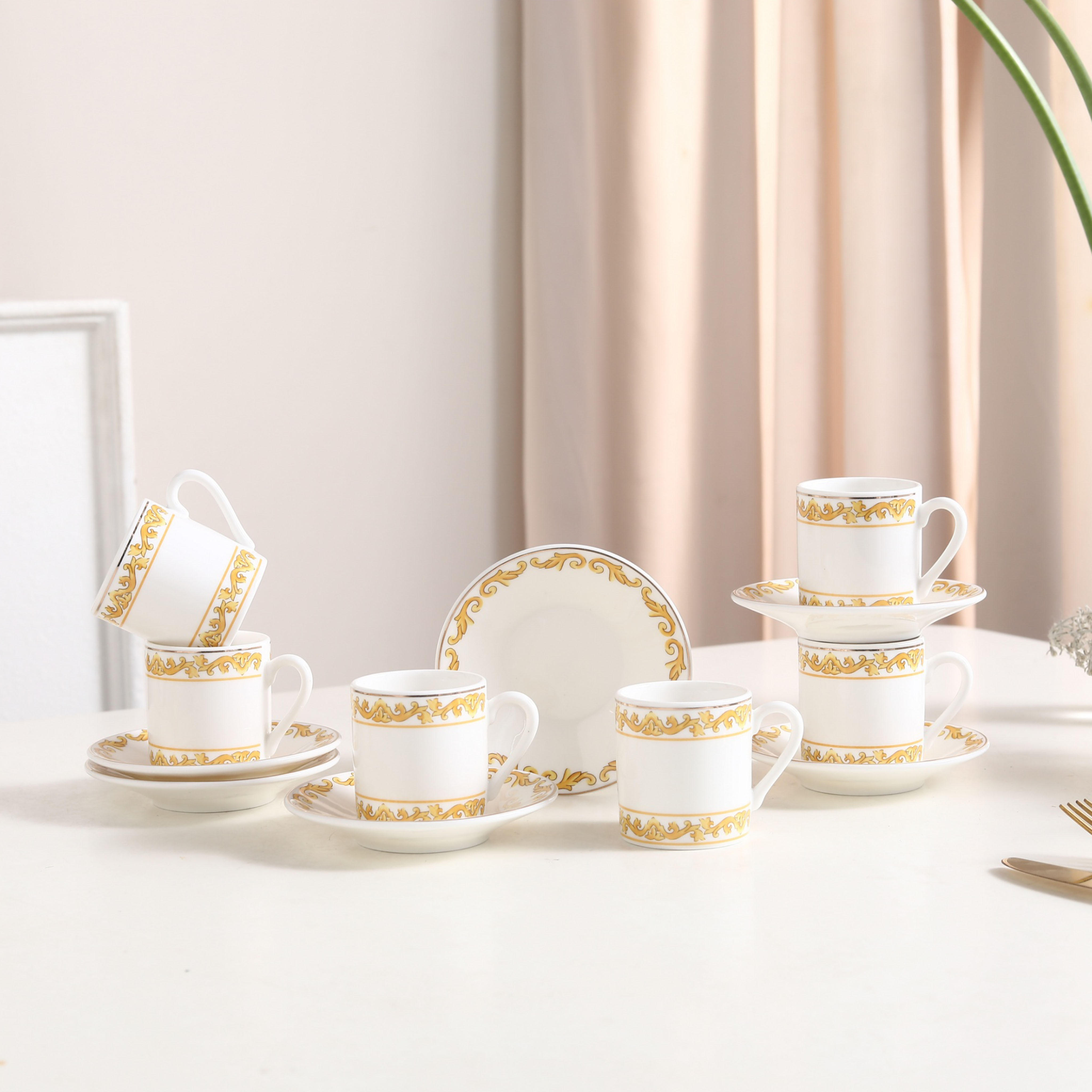 Ornate Pattern Espresso Cup Saucer-household-dining-teaandcoffee-teaandcoffeesets-image-3